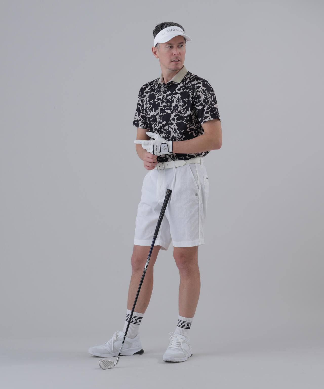 【新品】St ANDREWS ゴルフ ドビーストレッチクロップドパンツ セントアンドリュース（ST.ANDREWS）（メンズ）ゴルフウェア ナイロン