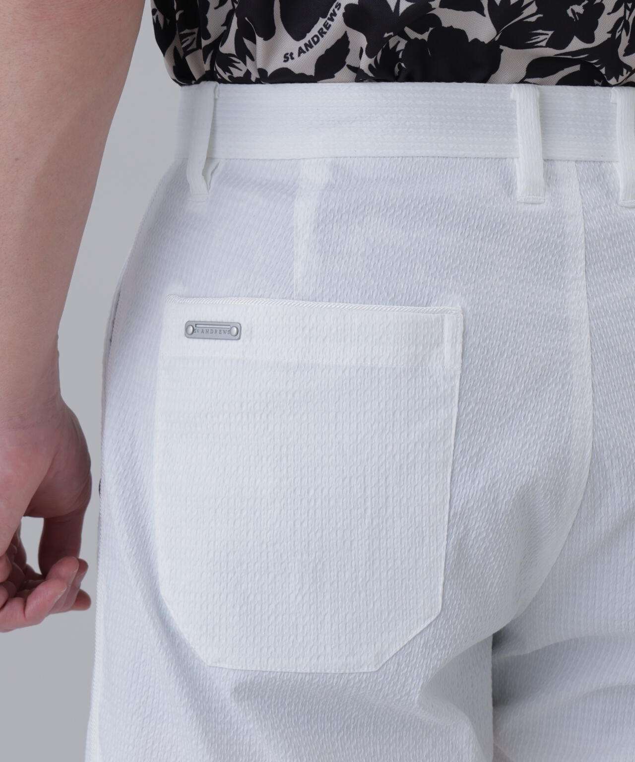 ストレッチ】ドビーサッカーショートパンツ (MENS) | St ANDREWS