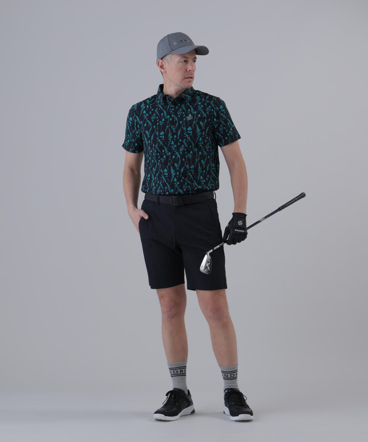 ストレッチ】ドビーストライプショートパンツ (MENS) | St ANDREWS