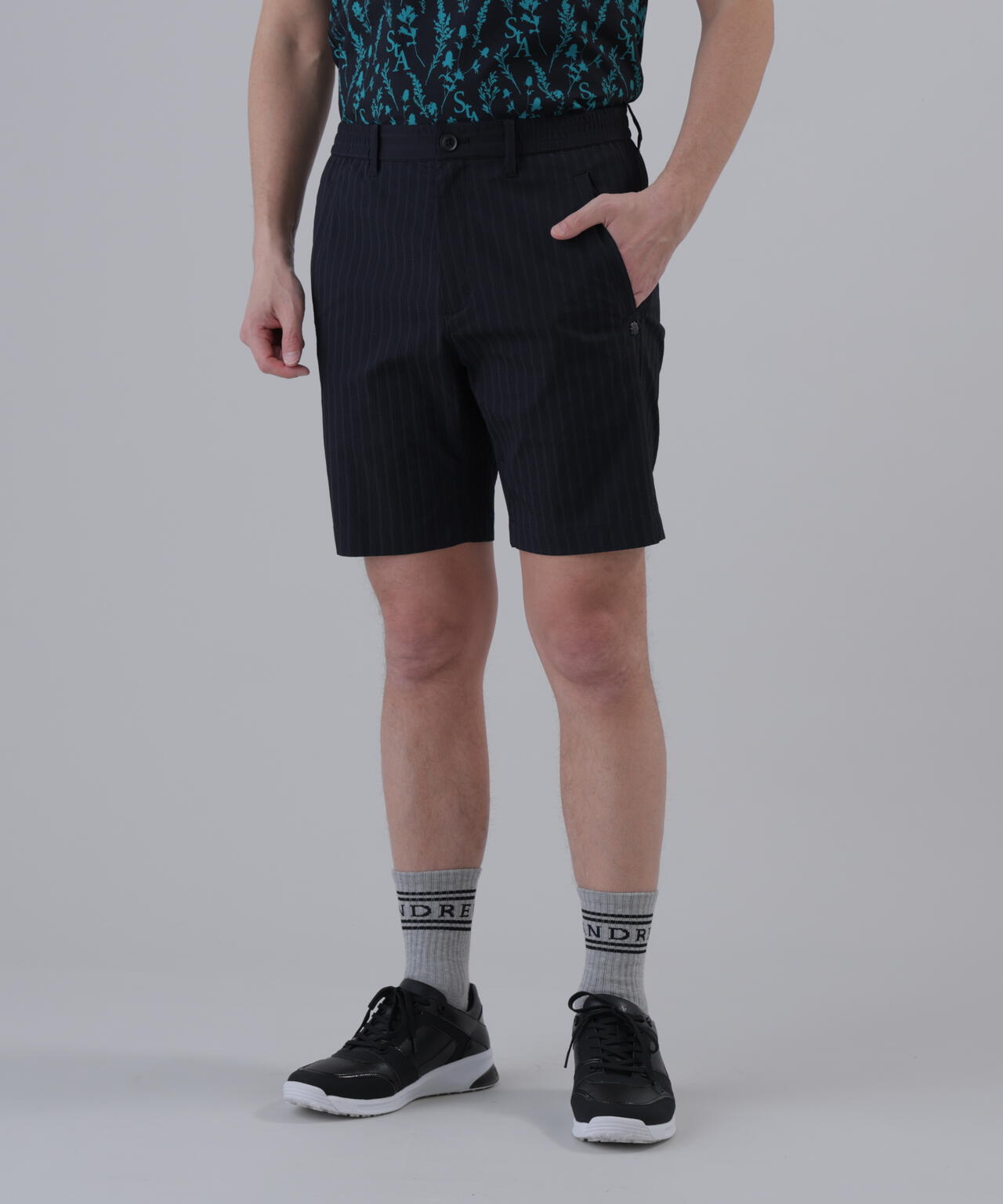 ストレッチ】ドビーストライプショートパンツ (MENS) | St ANDREWS