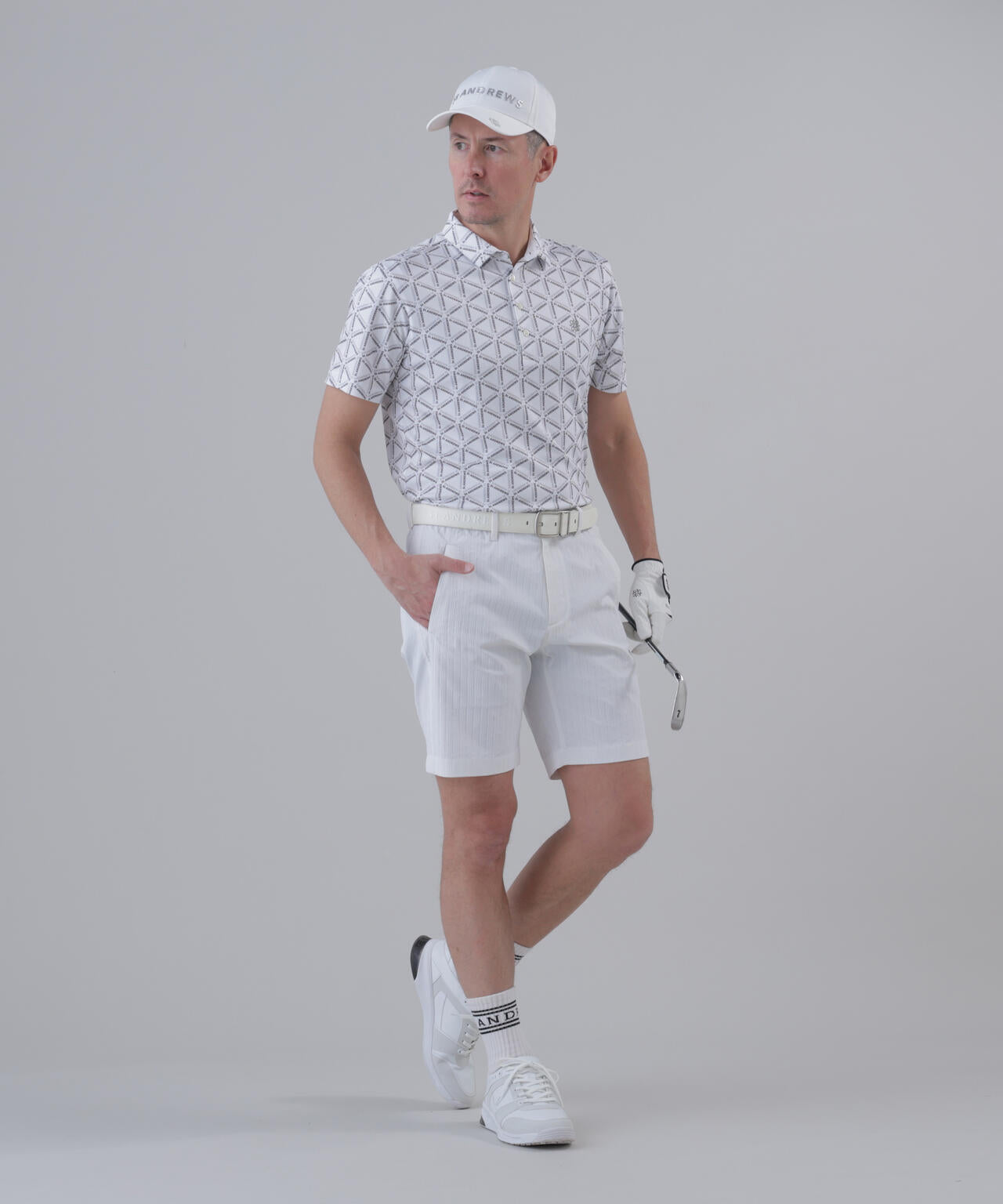 ストレッチ】ドビーストライプショートパンツ (MENS) | St ANDREWS