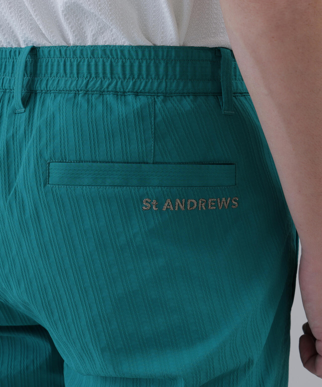 【新品】St ANDREWS ゴルフ ドビーストレッチクロップドパンツ St ANDREWS 送料無料 セントアンドリュース レディース TEXBRID ドビー