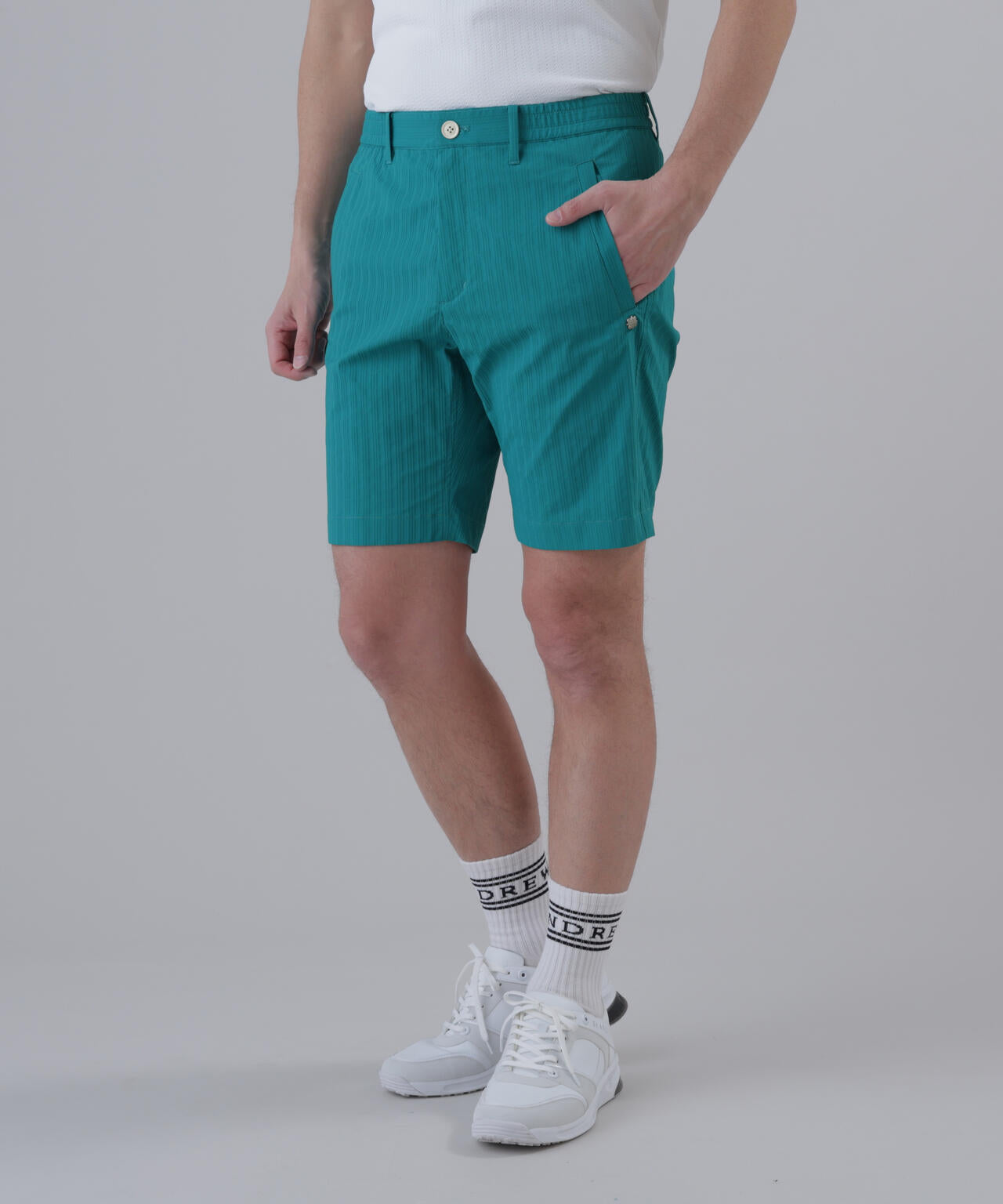 ストレッチ】ドビーストライプショートパンツ (MENS) | St ANDREWS