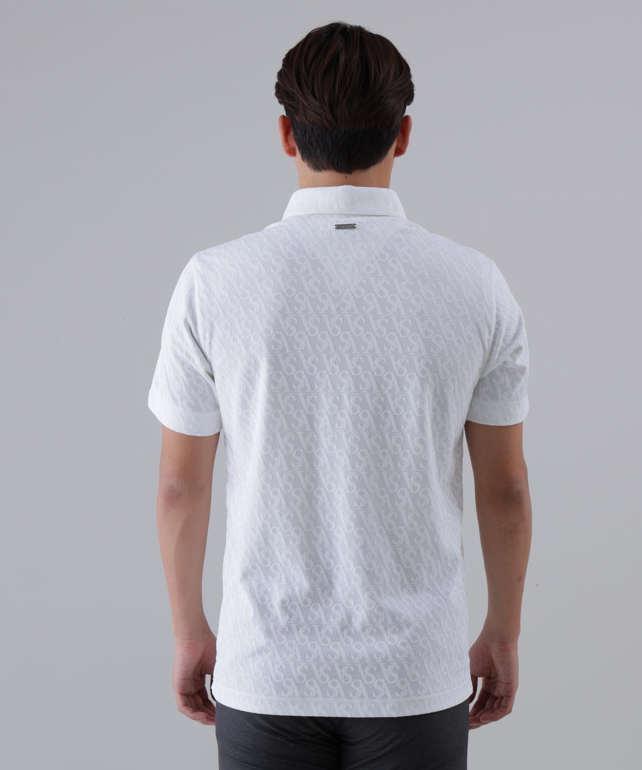 SAロゴジャガード無地半袖シャツ (MENS) | St ANDREWS（セント