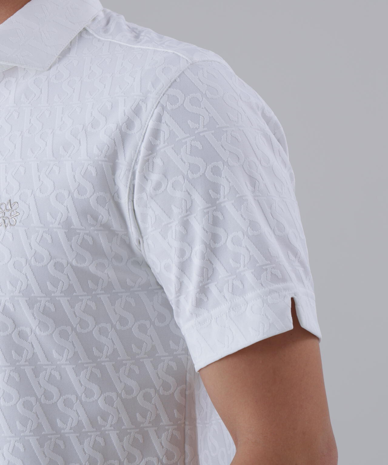 SAロゴジャガード無地半袖シャツ (MENS) | St ANDREWS（セント