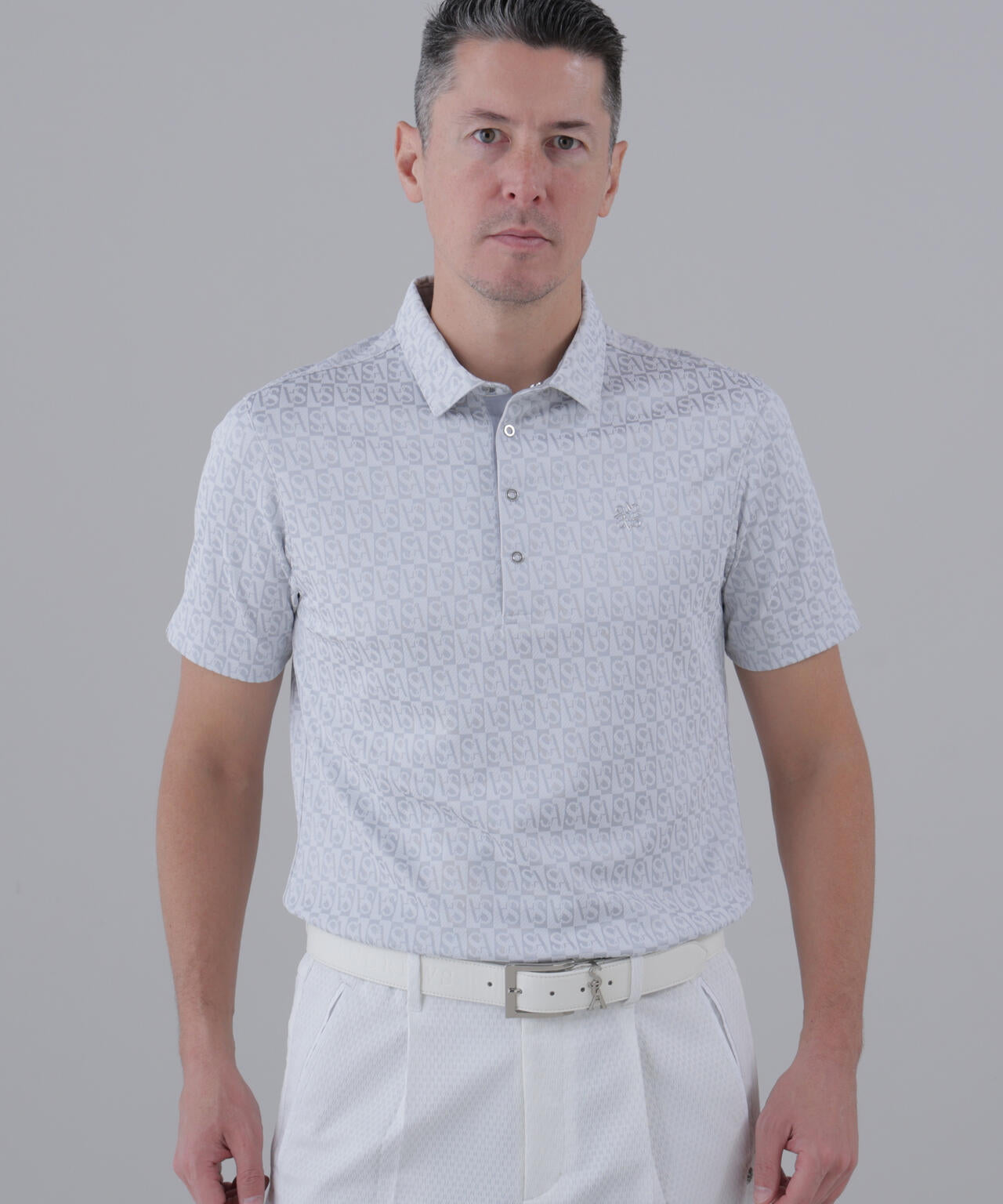 ＳＡスクエアジャガード半袖シャツ