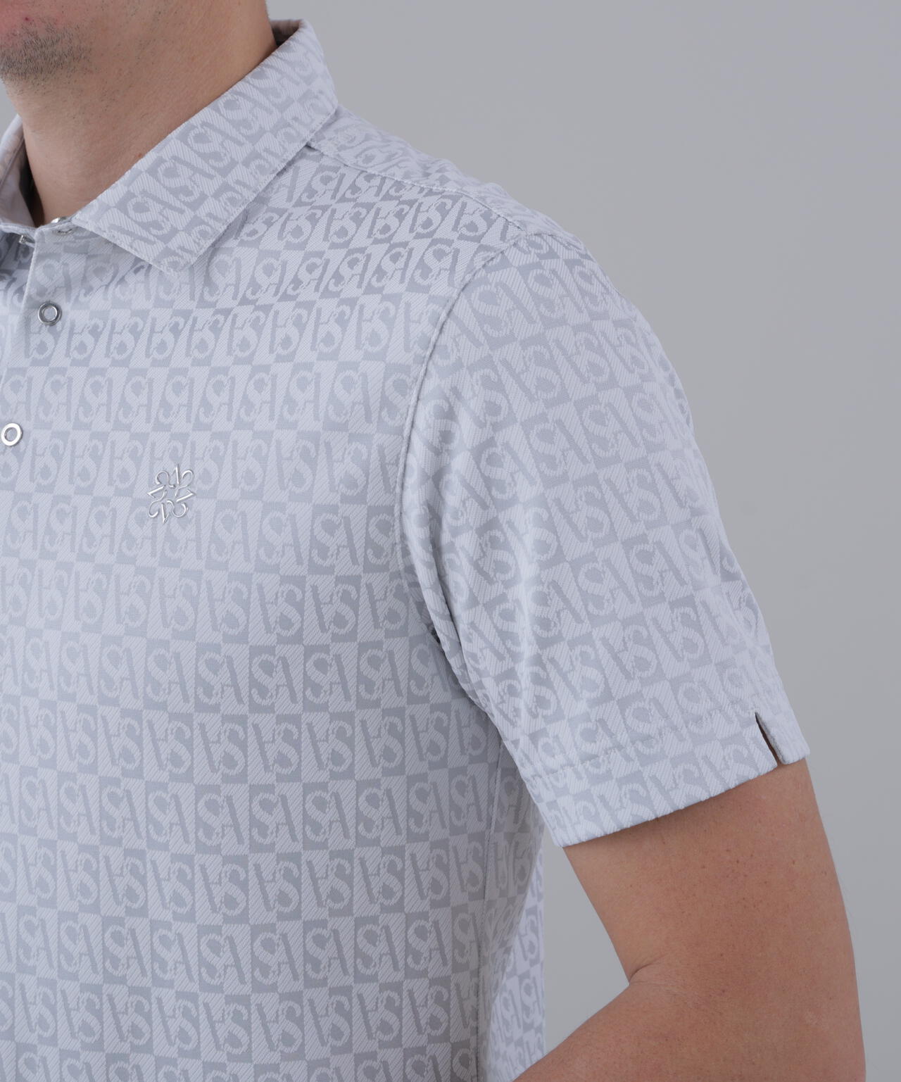 SAスクエアジャガード半袖シャツ (MENS) | St ANDREWS（セント