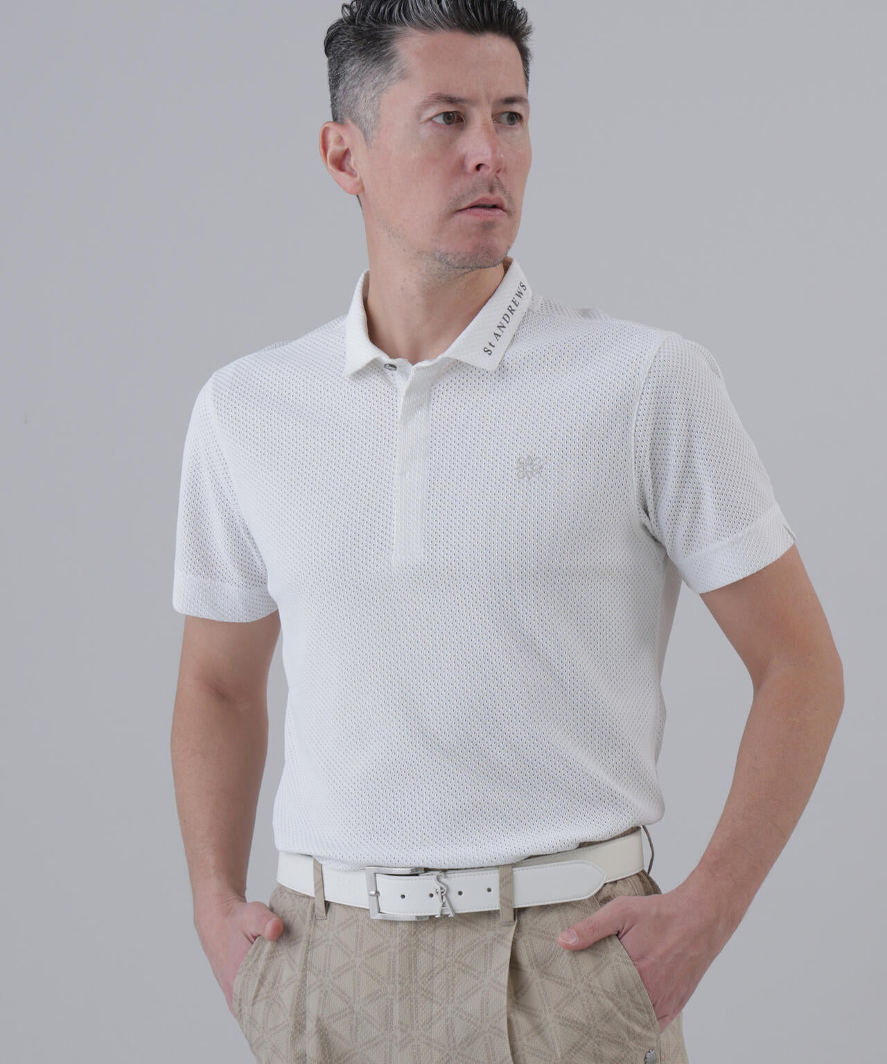 ビッグメッシュ半袖シャツ (MENS) | St ANDREWS（セントアンドリュース