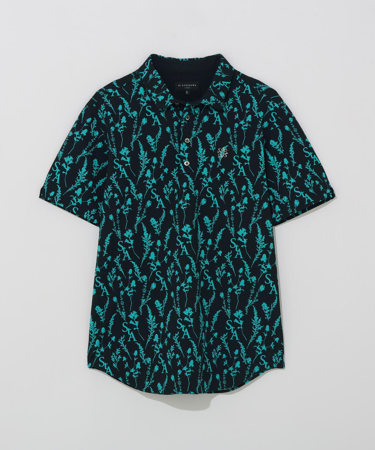 ボタニカルプリント半袖シャツ (MENS) | St ANDREWS（セント