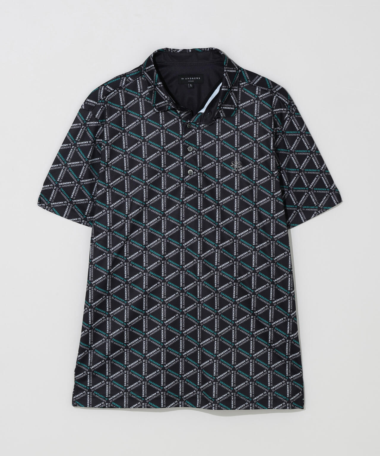吸水速乾】COOLMAXトライアングルロゴプリント半袖シャツ (MENS) | St