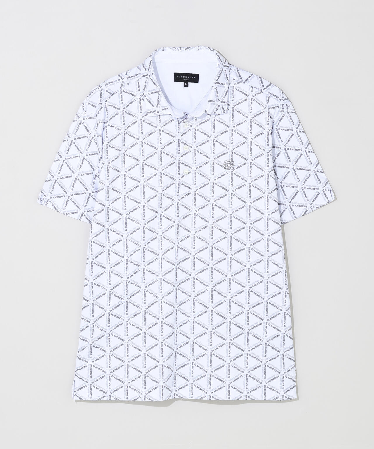 吸水速乾】COOLMAXトライアングルロゴプリント半袖シャツ (MENS) | St
