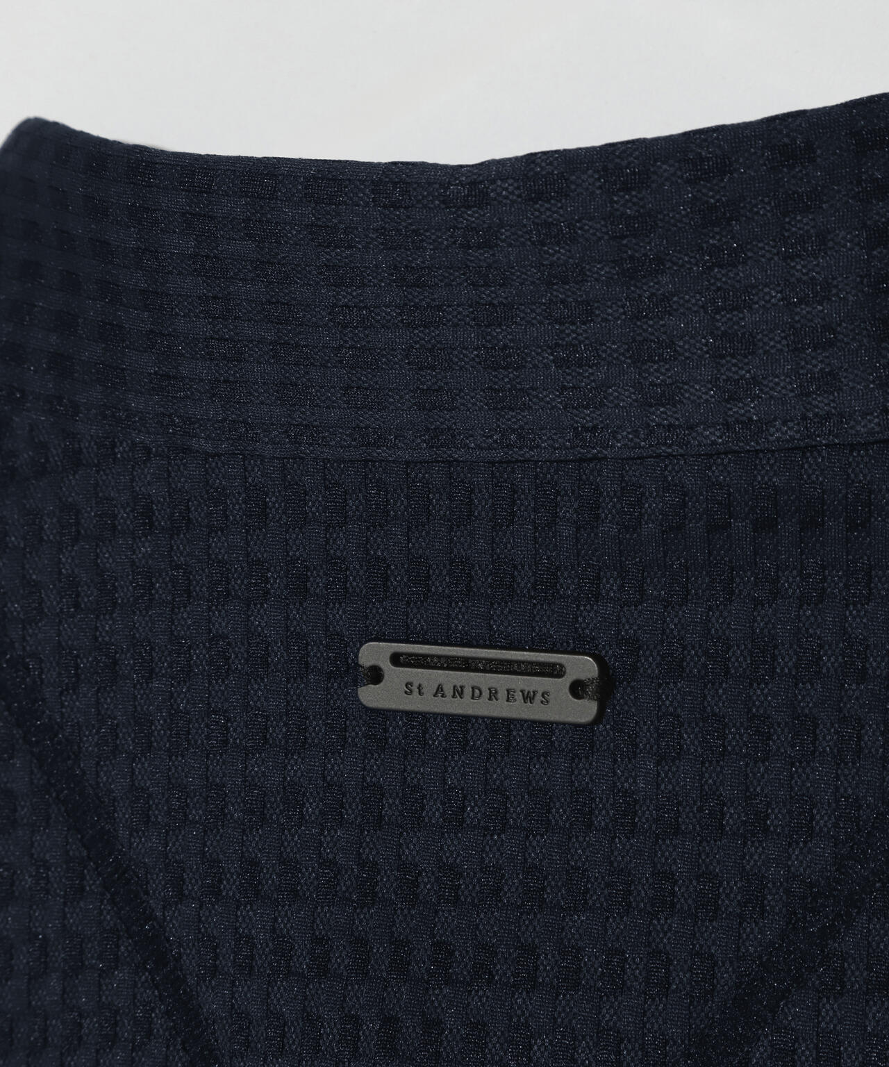 格子ジャガード長袖シャツ (MENS)