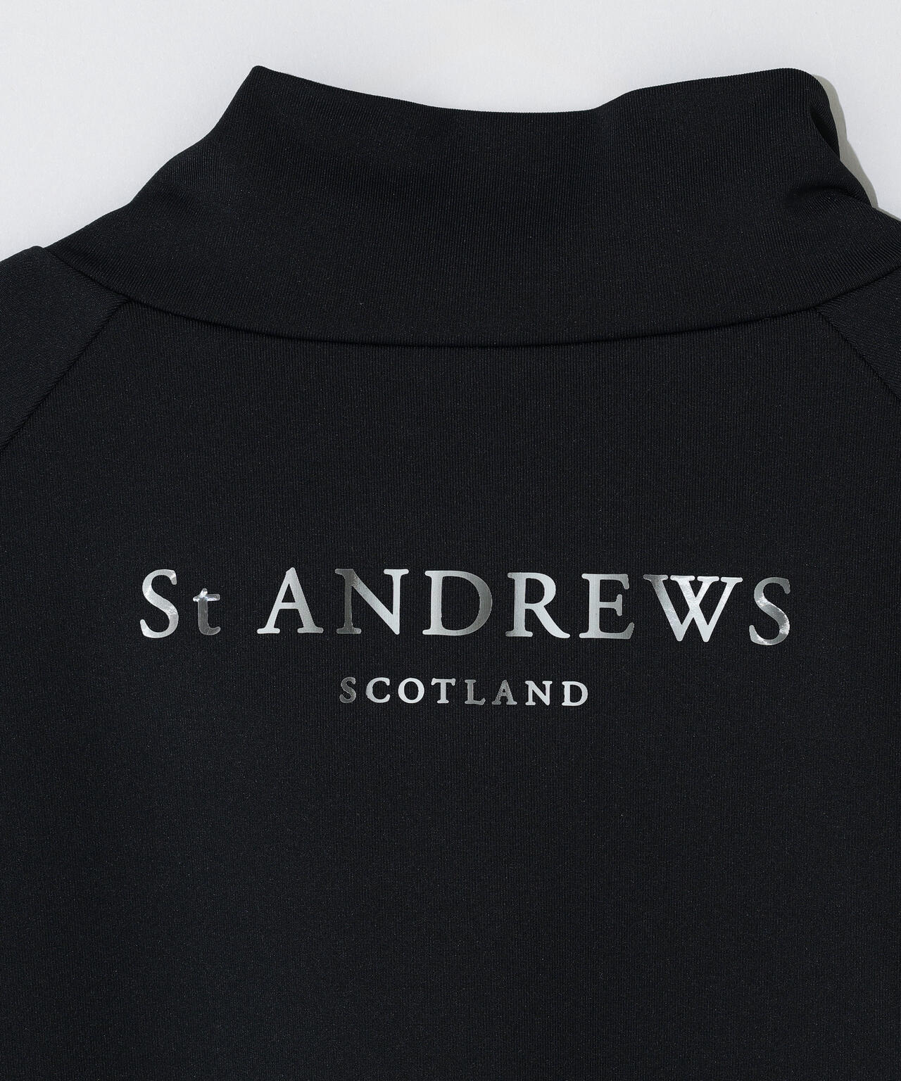 St ANDREWS セントアンドリュース ベア天竺ハーフジップハイネックシャツ ポリエステルベア天竺ハイネックカットソー (MENS) | St ANDREWS