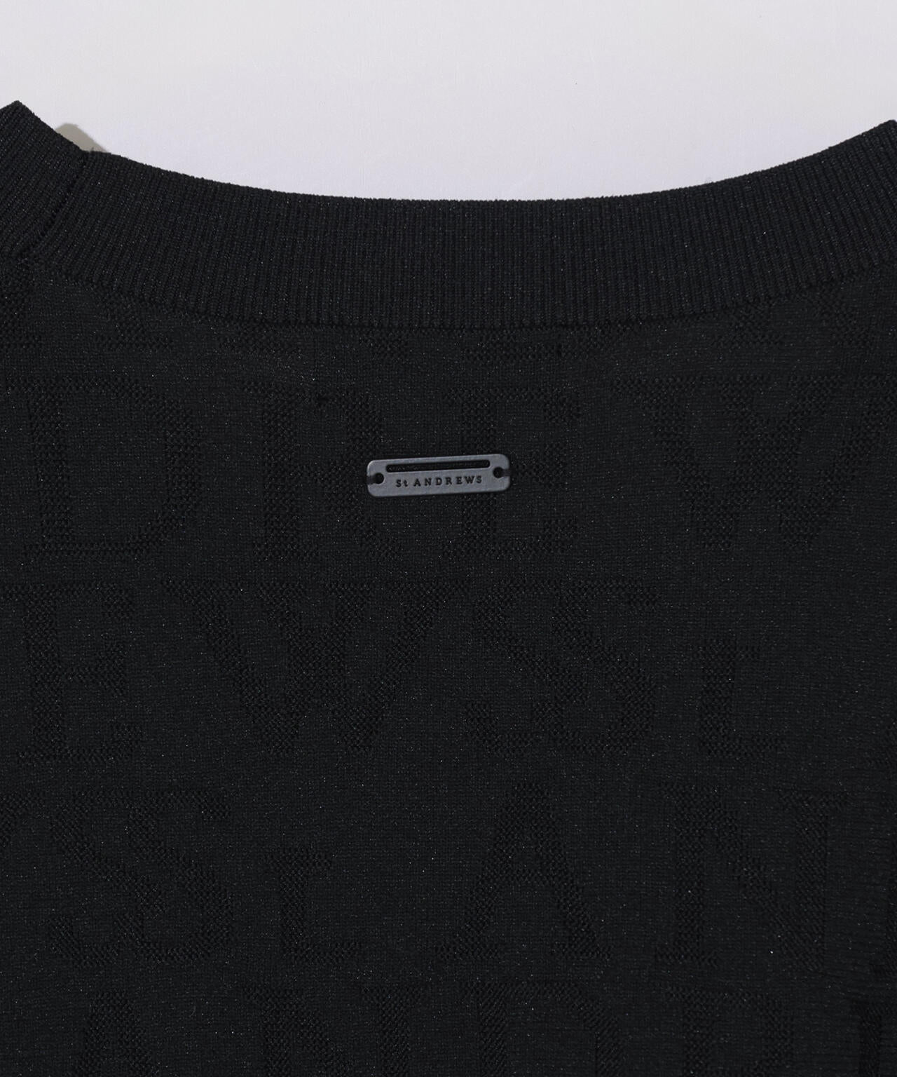 ダブルロゴジャガードクルーネックニットプルオーバー (MENS)