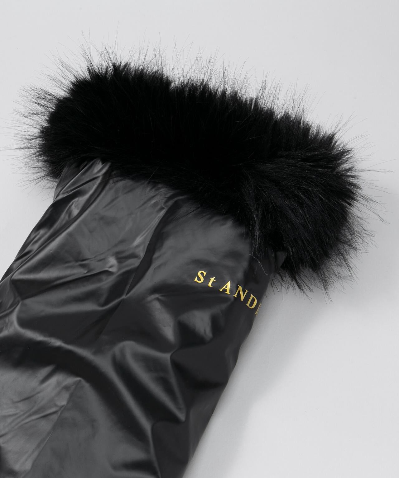 ポリエステルタフタ×ファーレッグウォーマー (WOMENS)