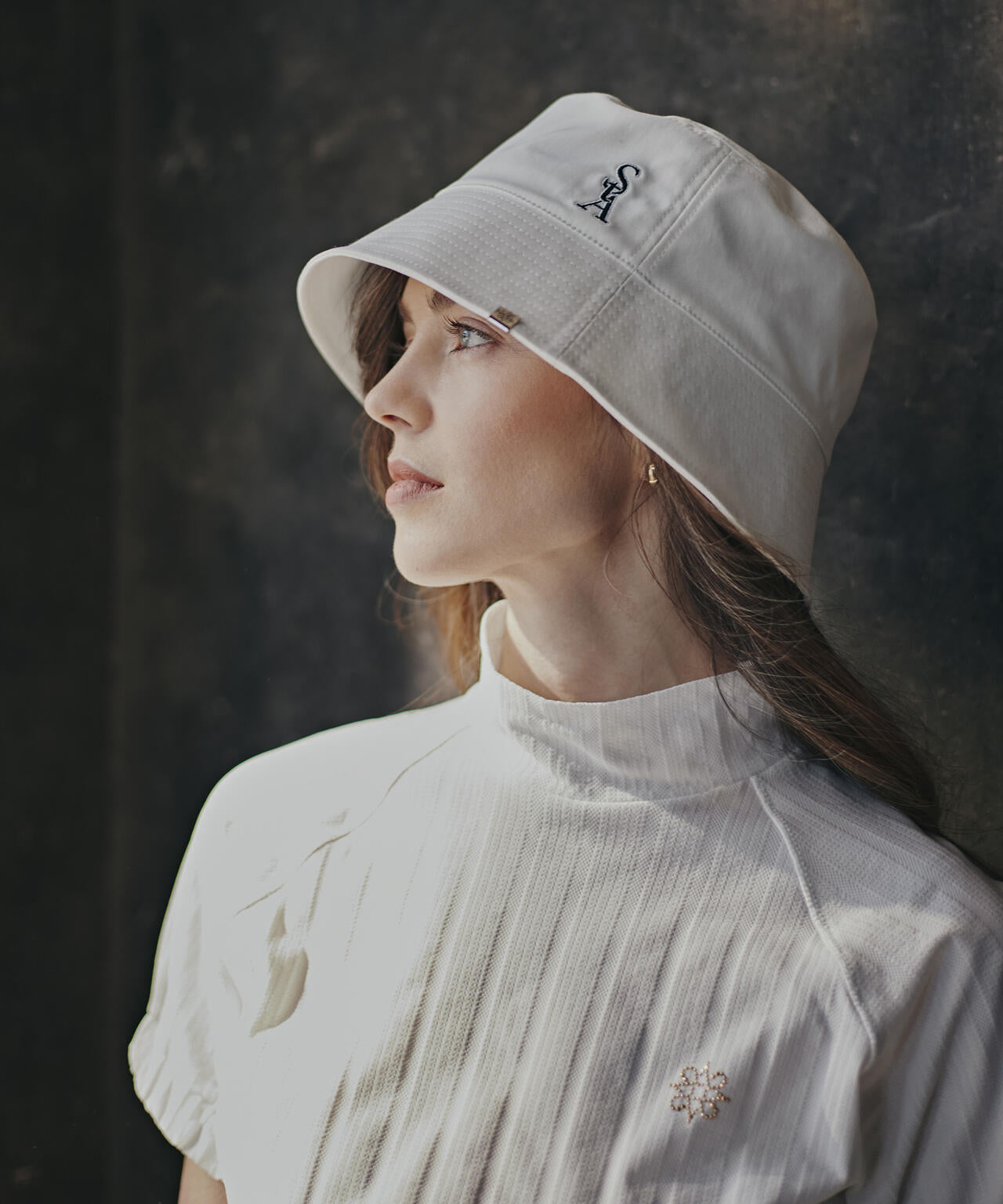半額！St ANDREWS バイザー　ゴルフ帽子　白　レディース　ハット キャンバスハット (UNISEX) | St ANDREWS（セントアンドリュース
