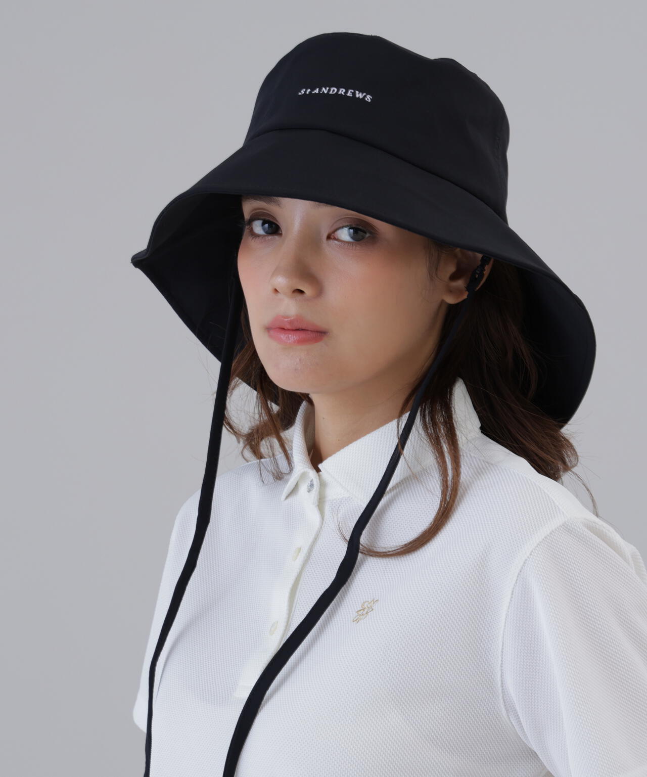 接触冷感】【UVカット】UVワイドブリムハット (UNISEX) | St ANDREWS