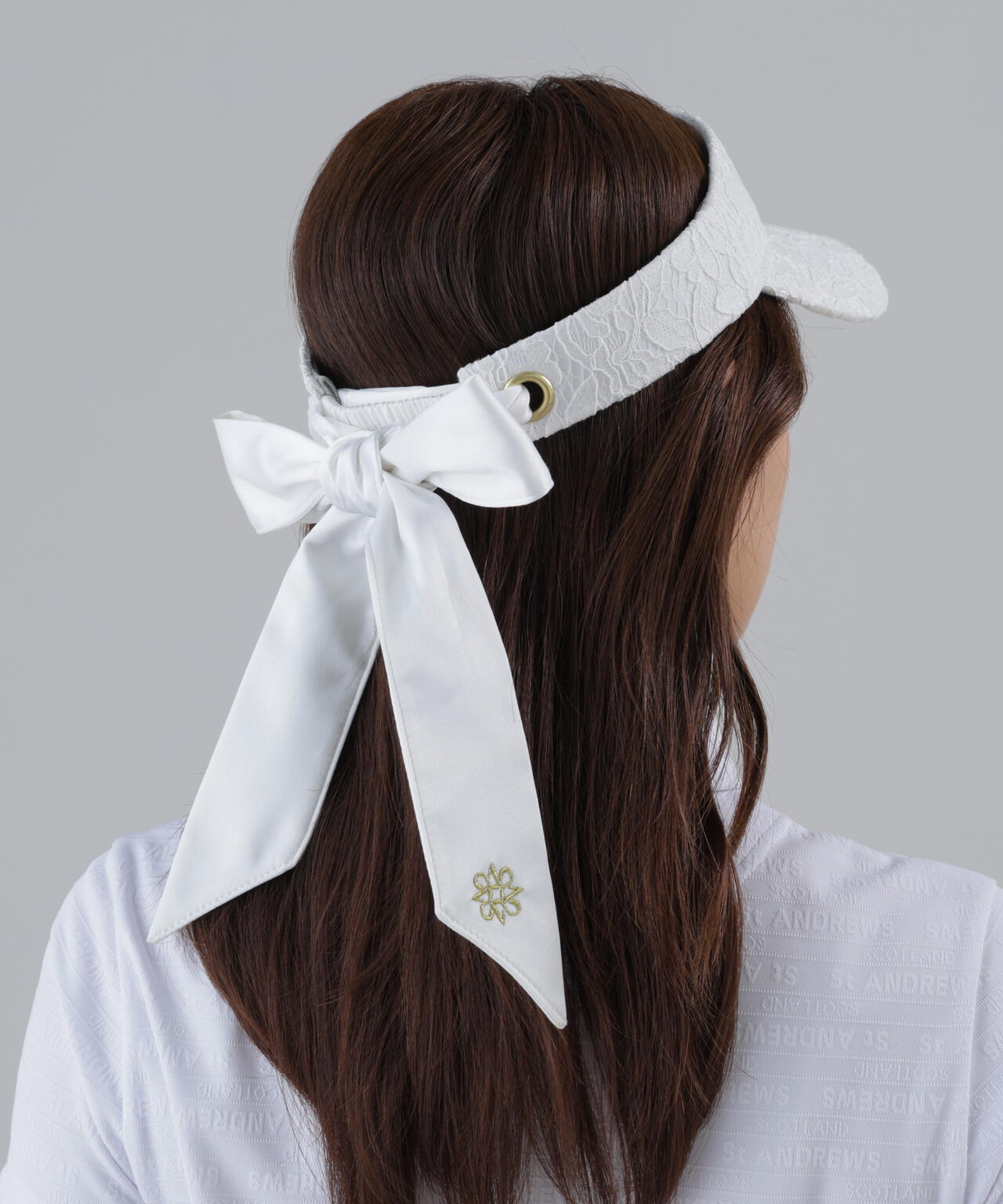レースリボンバイザー (WOMENS) | St ANDREWS（セントアンドリュース