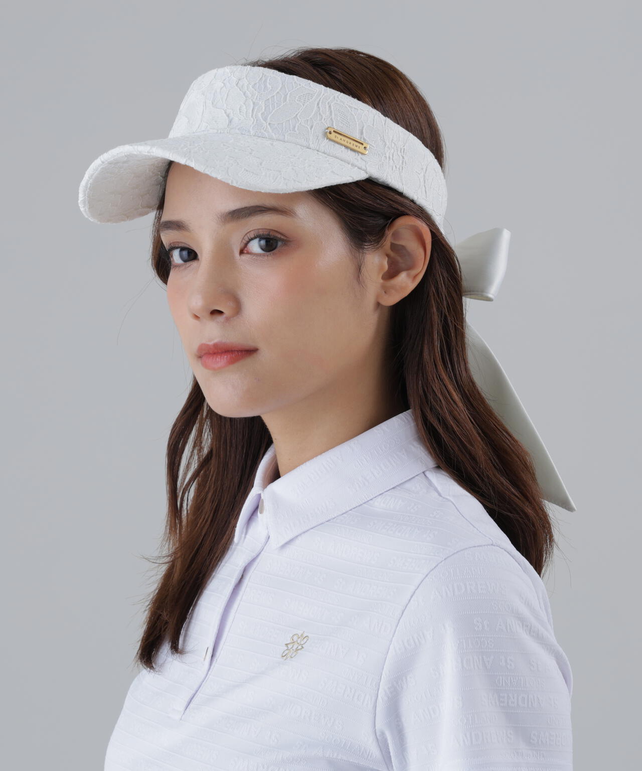 レースリボンバイザー (WOMENS) | St ANDREWS（セントアンドリュース