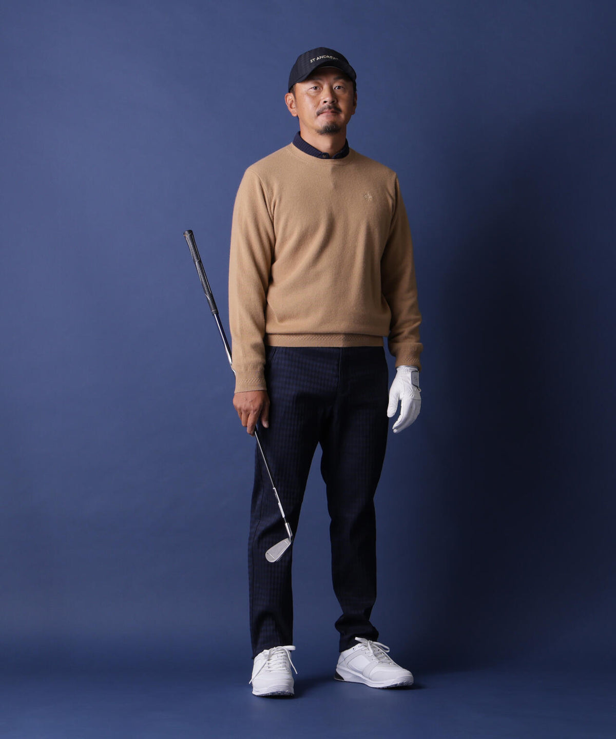 [ストレッチ] 千鳥ジャガードパンツ (MENS)