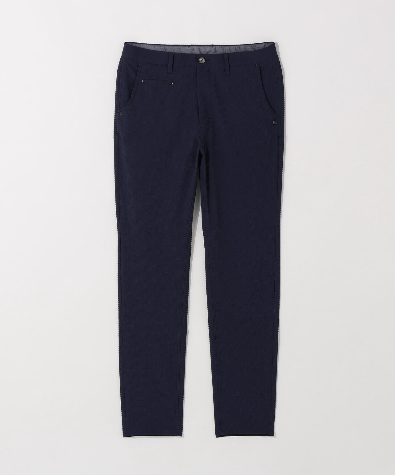 【ストレッチ】ポプリンボーダーパンツ (MENS)