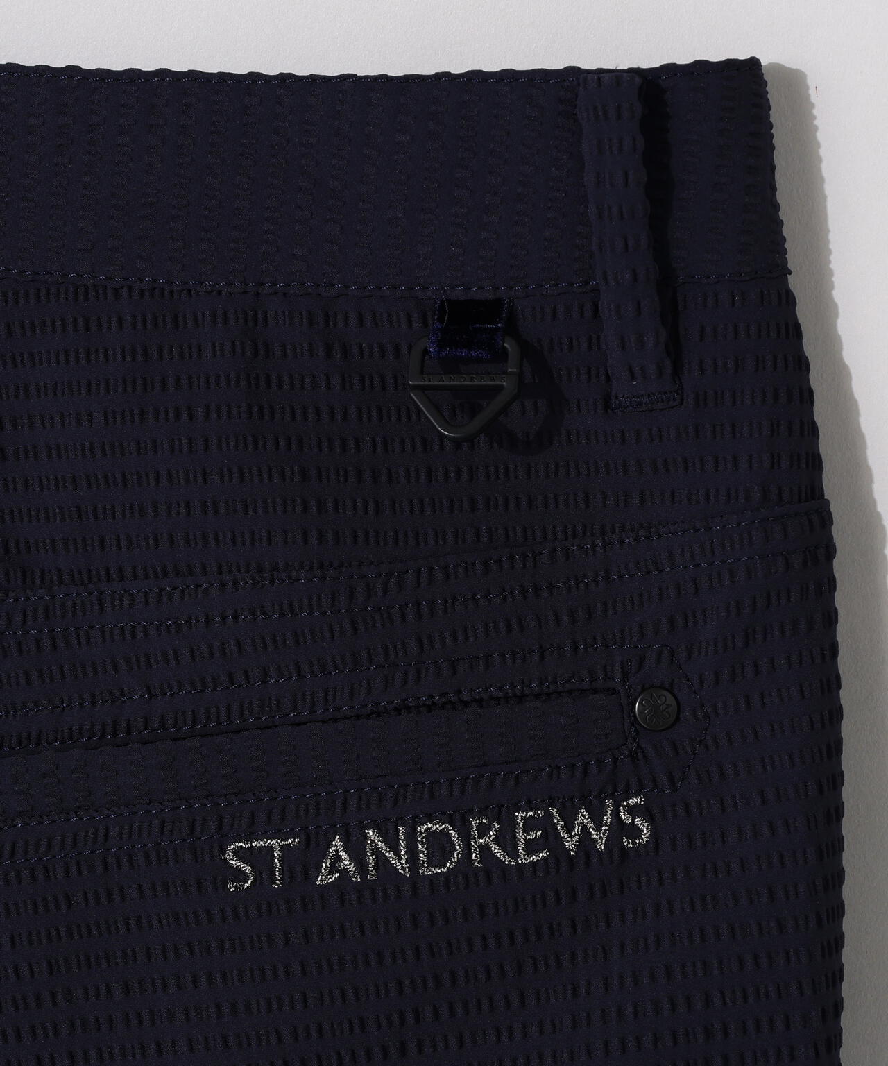 【ストレッチ】ポプリンボーダーパンツ (MENS)