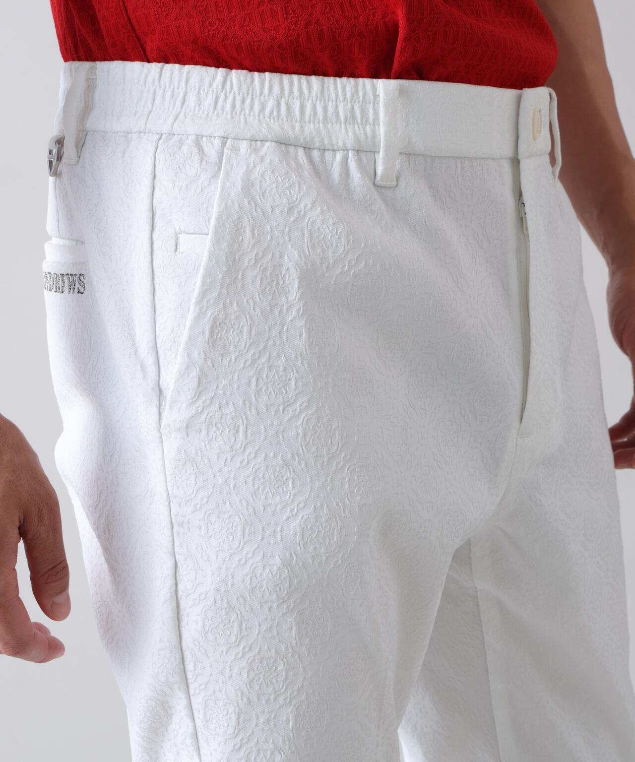 【未使用】定価4.1万円St ANDREWS STAキューブロゴジャガードパンツ ケルトアラベスクジャガードパンツ (MENS) | St ANDREWS（セント