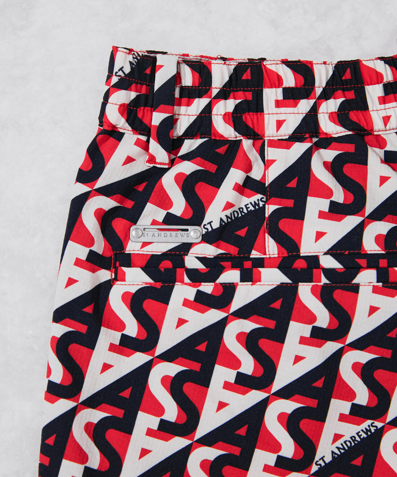【ストレッチ】SAラインプリントショートパンツ (MENS)