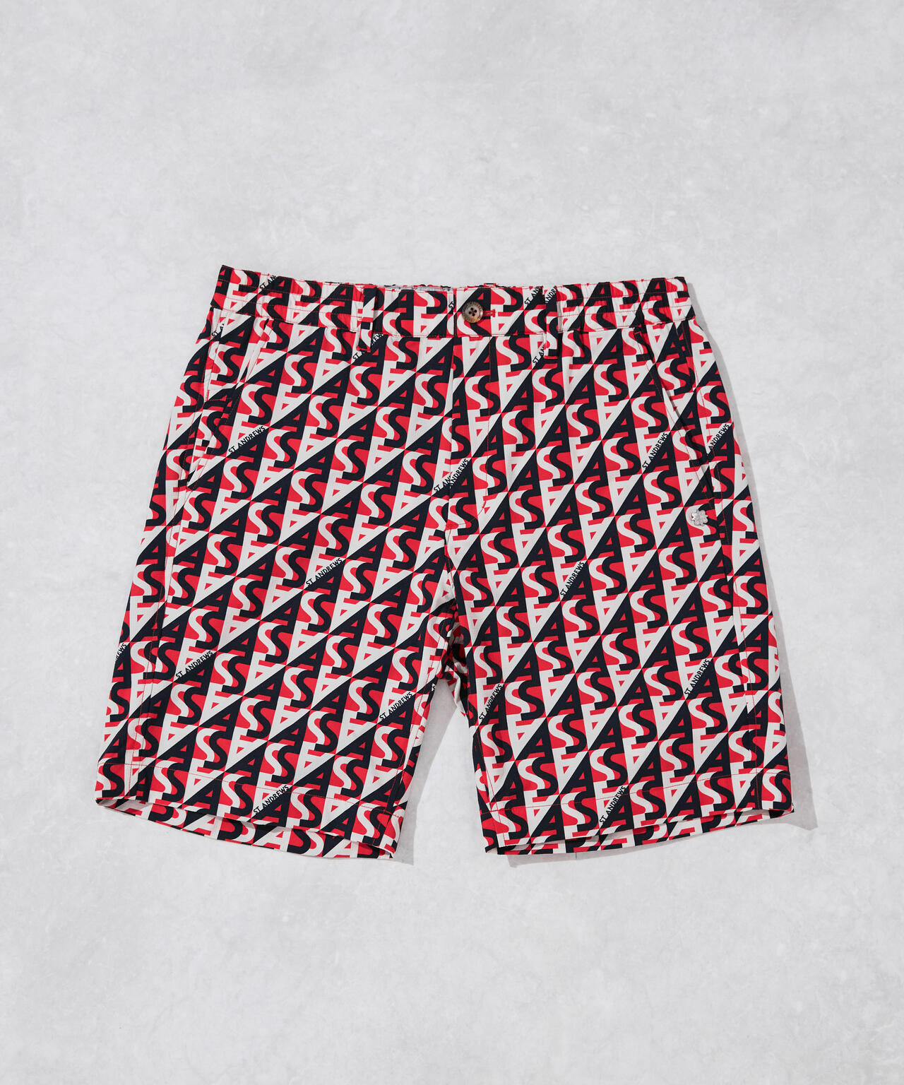 ストレッチ】SAラインプリントショートパンツ (MENS) | St ANDREWS