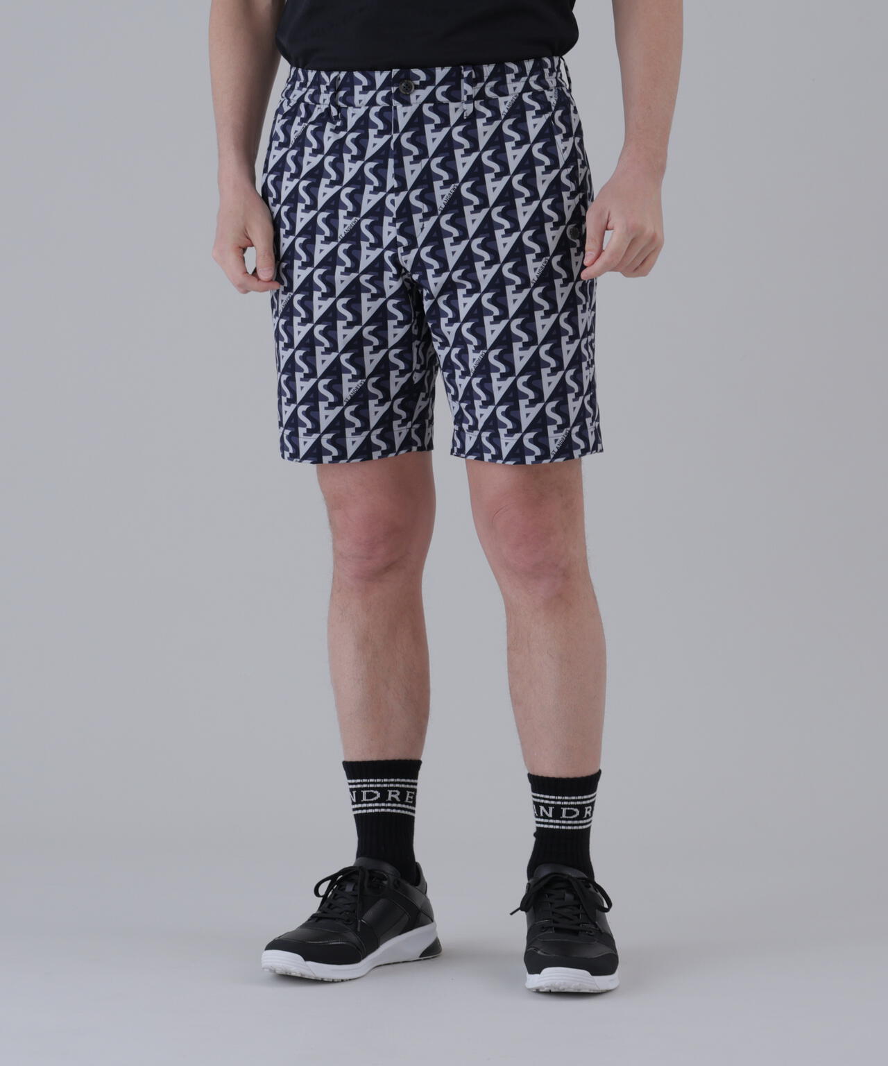 ストレッチ】SAラインプリントショートパンツ (MENS) | St ANDREWS
