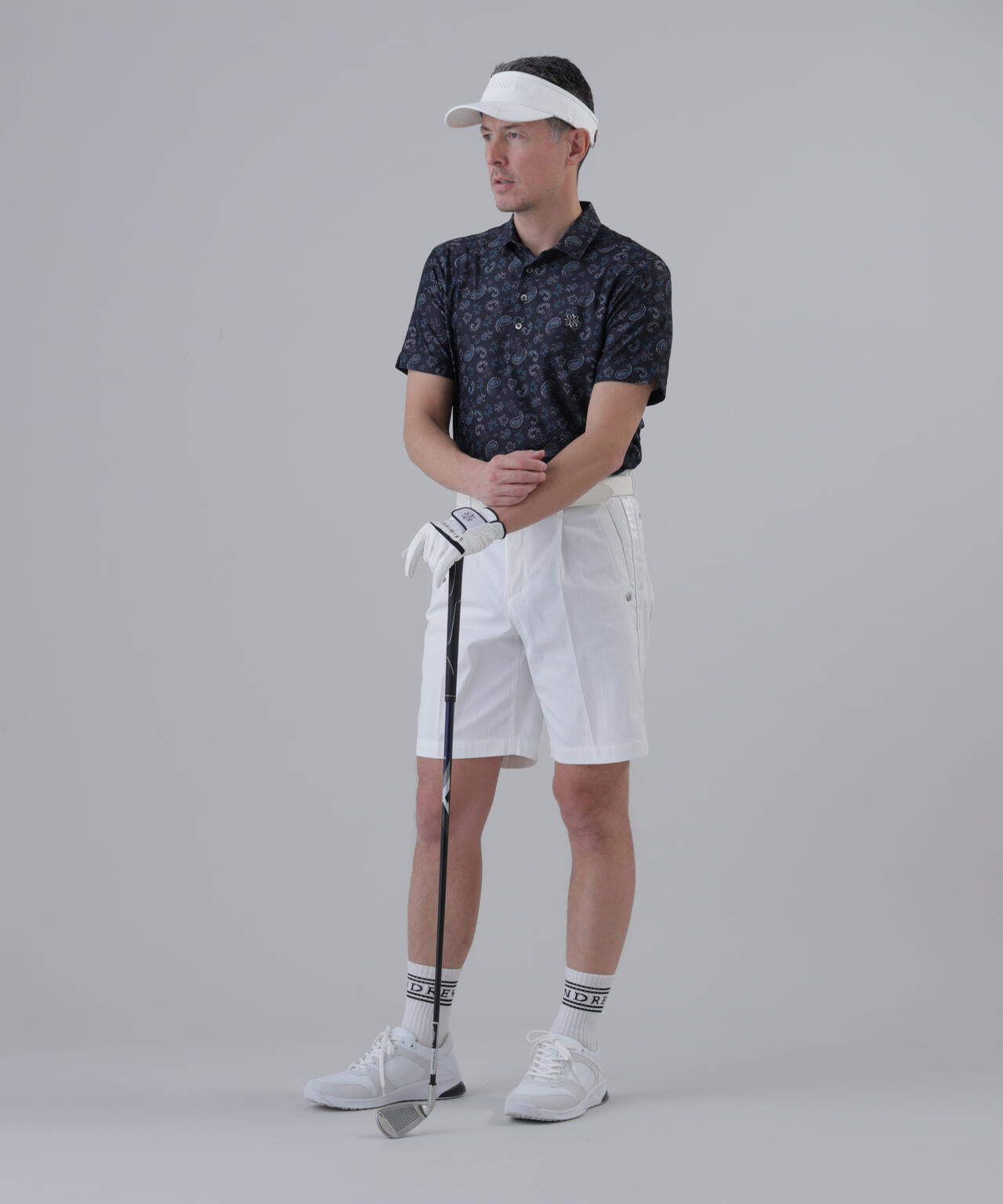 吸水速乾】ケルトリーフプリント半袖シャツ (MENS) | St ANDREWS