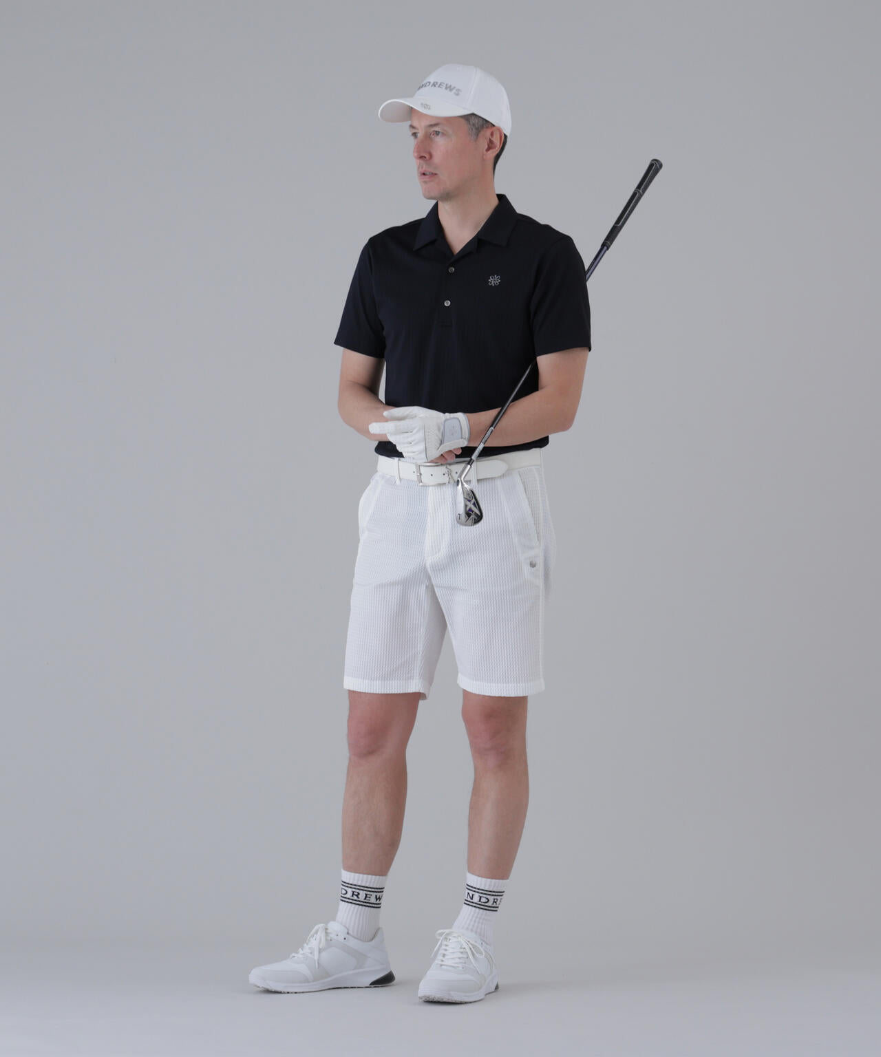 サッカー調ジャガード半袖シャツ (MENS) | St ANDREWS（セント
