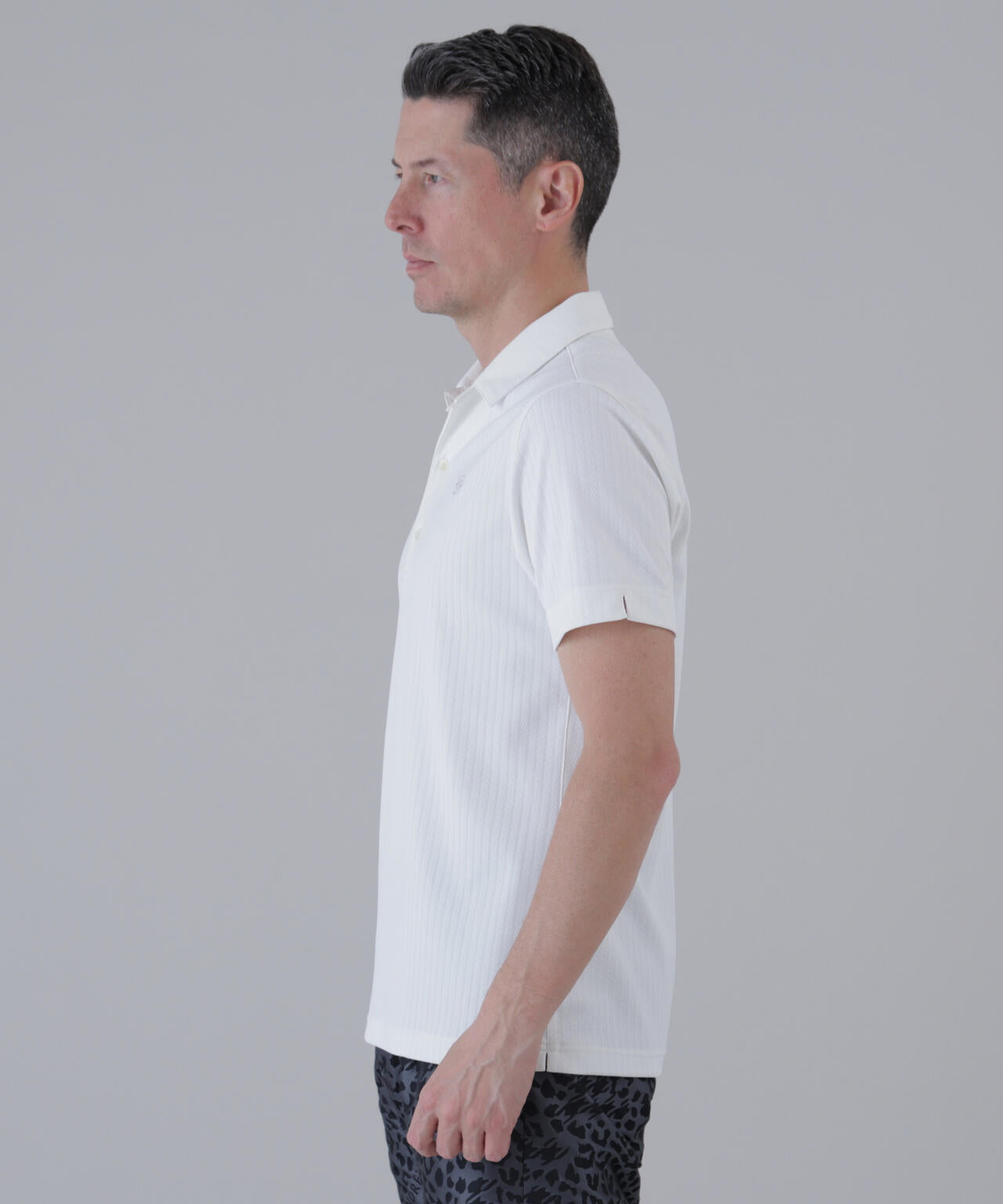 サッカー調ジャガード半袖シャツ (MENS) | St ANDREWS（セント