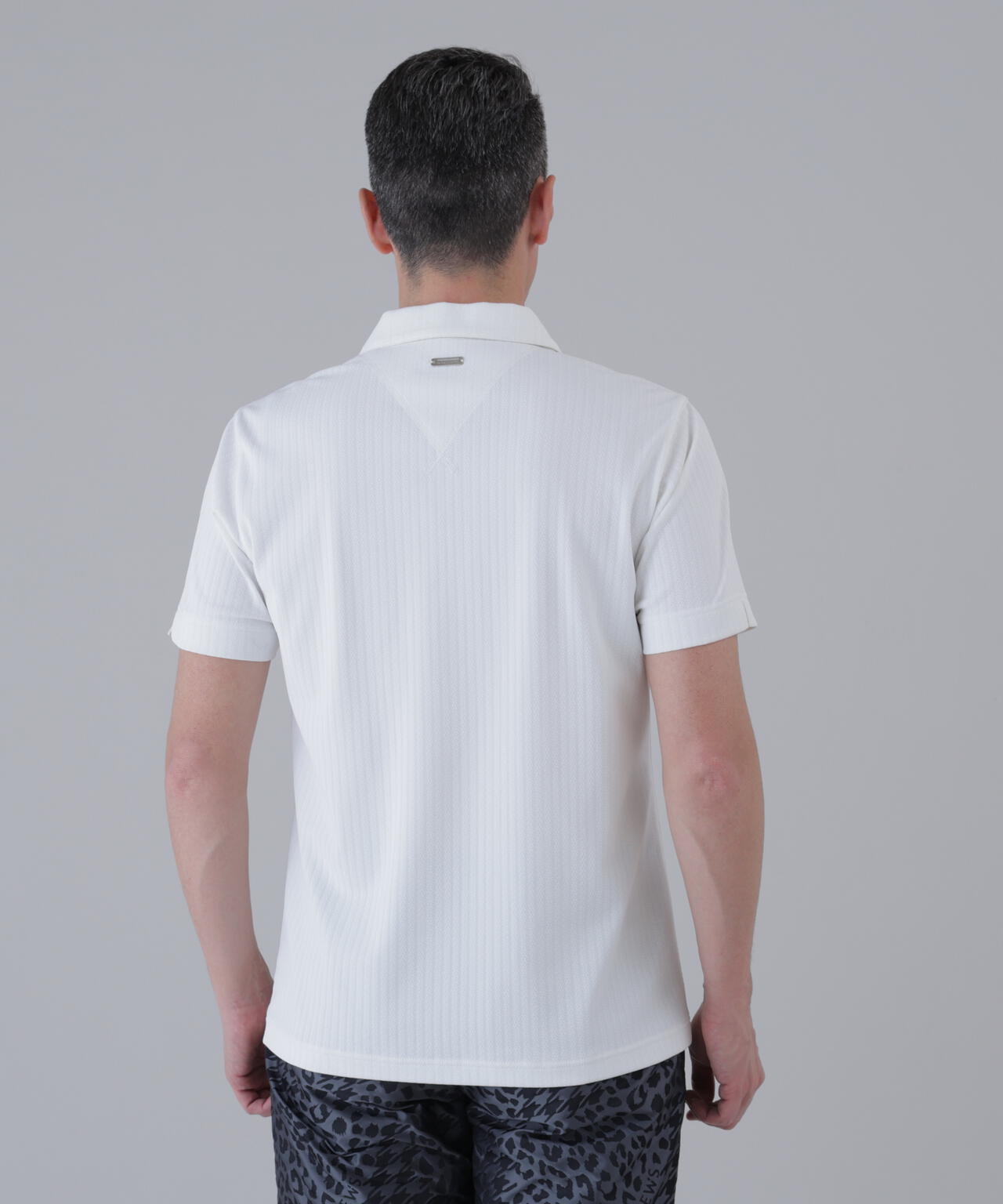 サッカー調ジャガード半袖シャツ (MENS) | St ANDREWS（セント