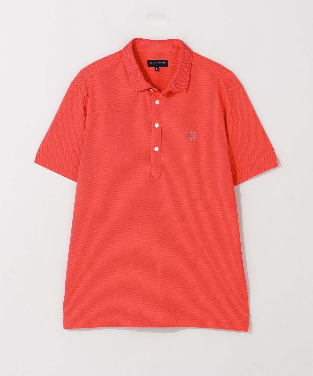吸水速乾】【UVカット】ポップコーンストレッチ半袖ポロシャツ (MENS