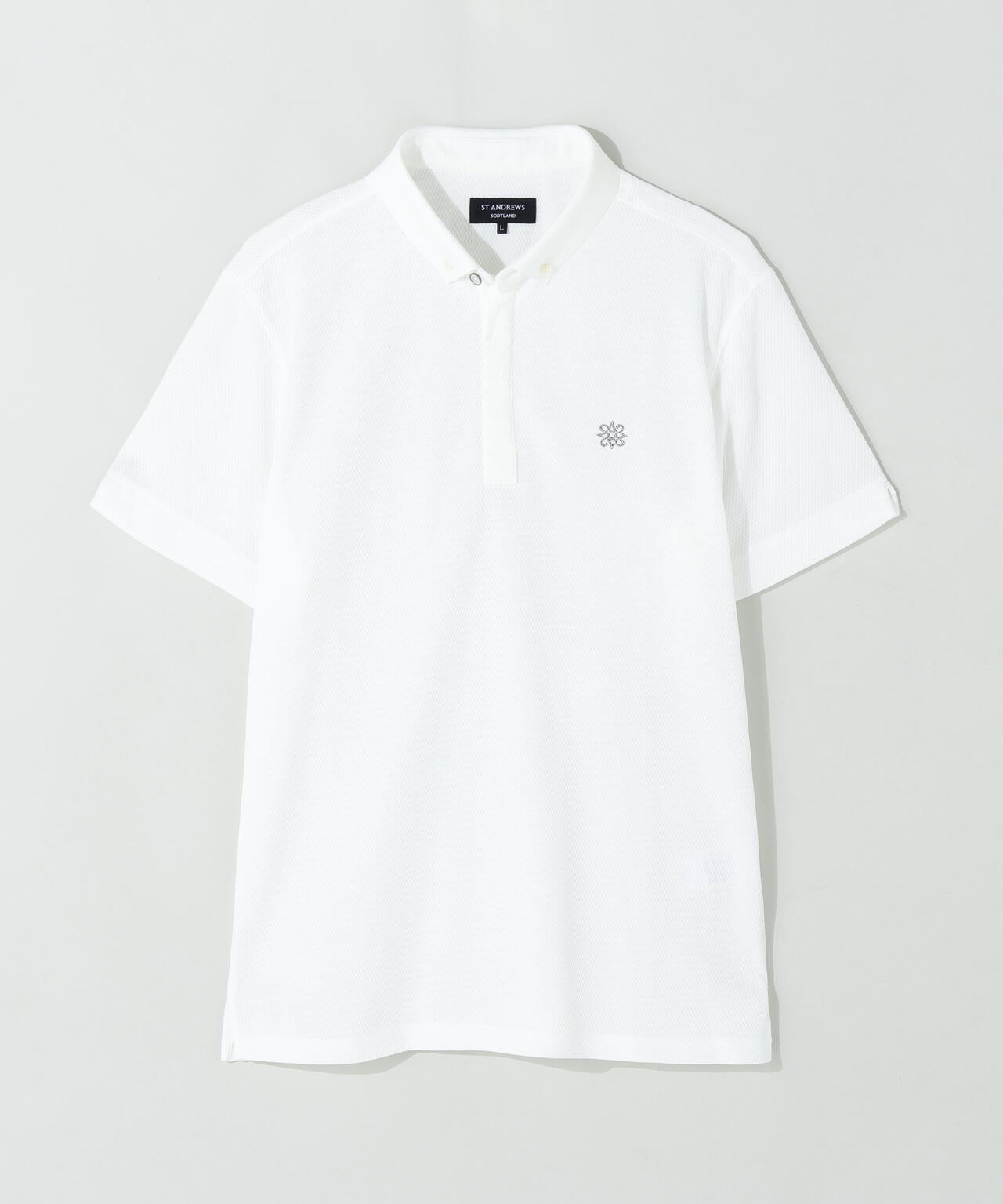 吸水速乾] ハニカム鹿の子半袖ポロシャツ (MENS) | St ANDREWS（セント