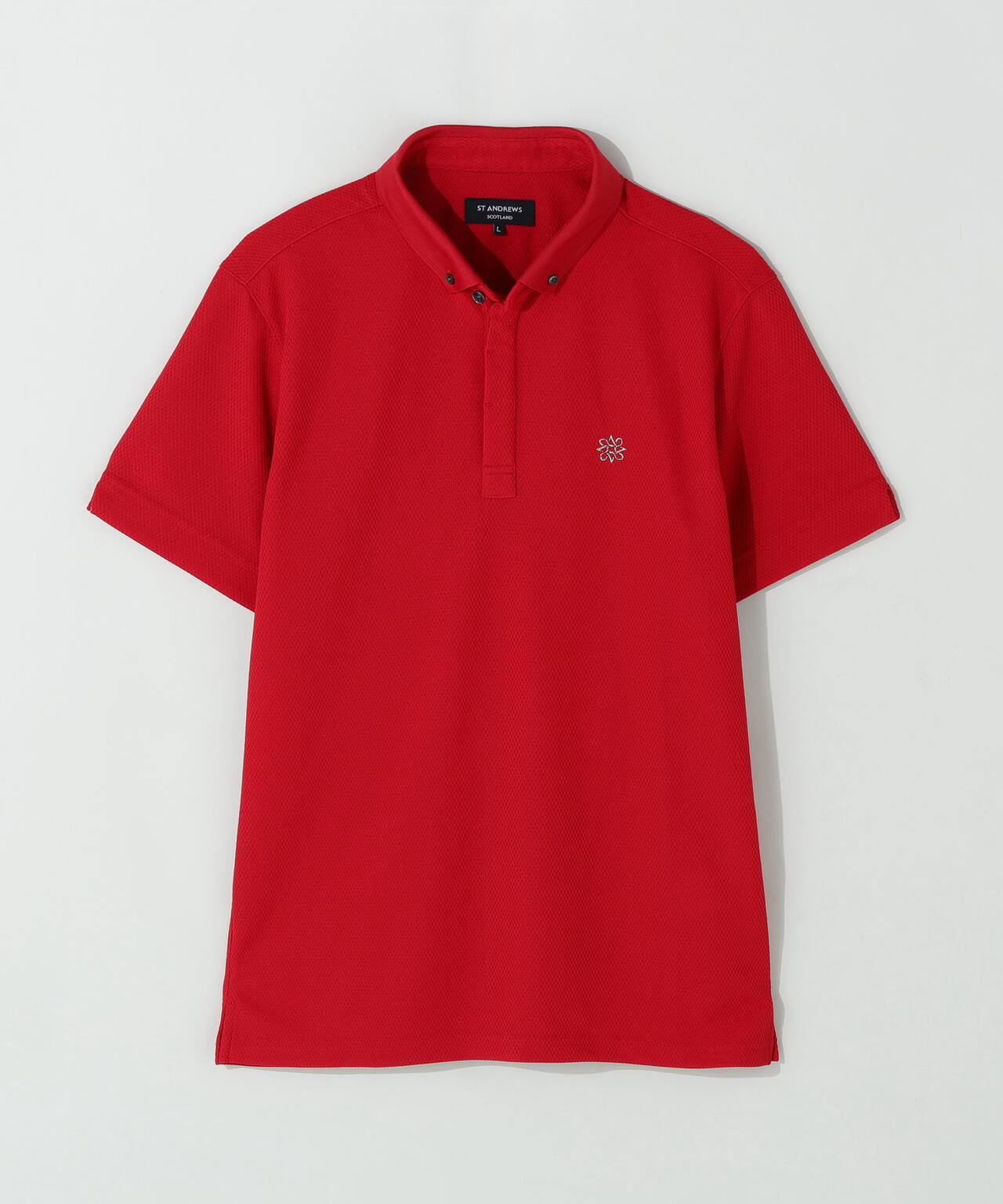 吸水速乾] ハニカム鹿の子半袖ポロシャツ (MENS) | St ANDREWS（セント