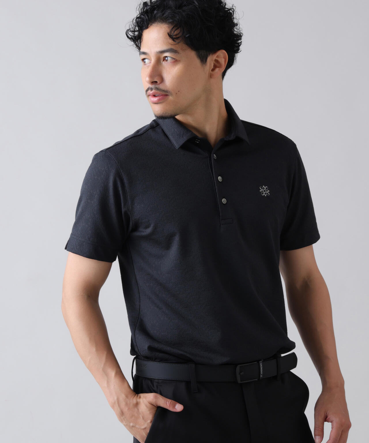 ケルトアラベスクジャガード半袖シャツ (MENS) | St ANDREWS（セント