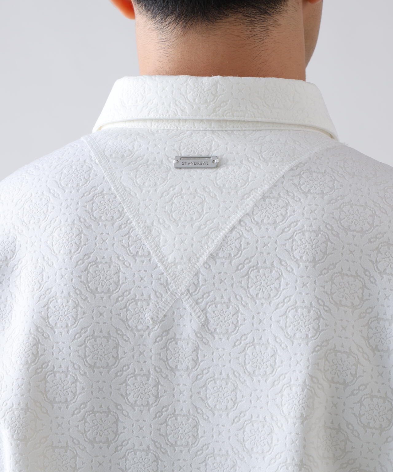 ケルトアラベスクジャガード半袖シャツ (MENS) | St ANDREWS（セント