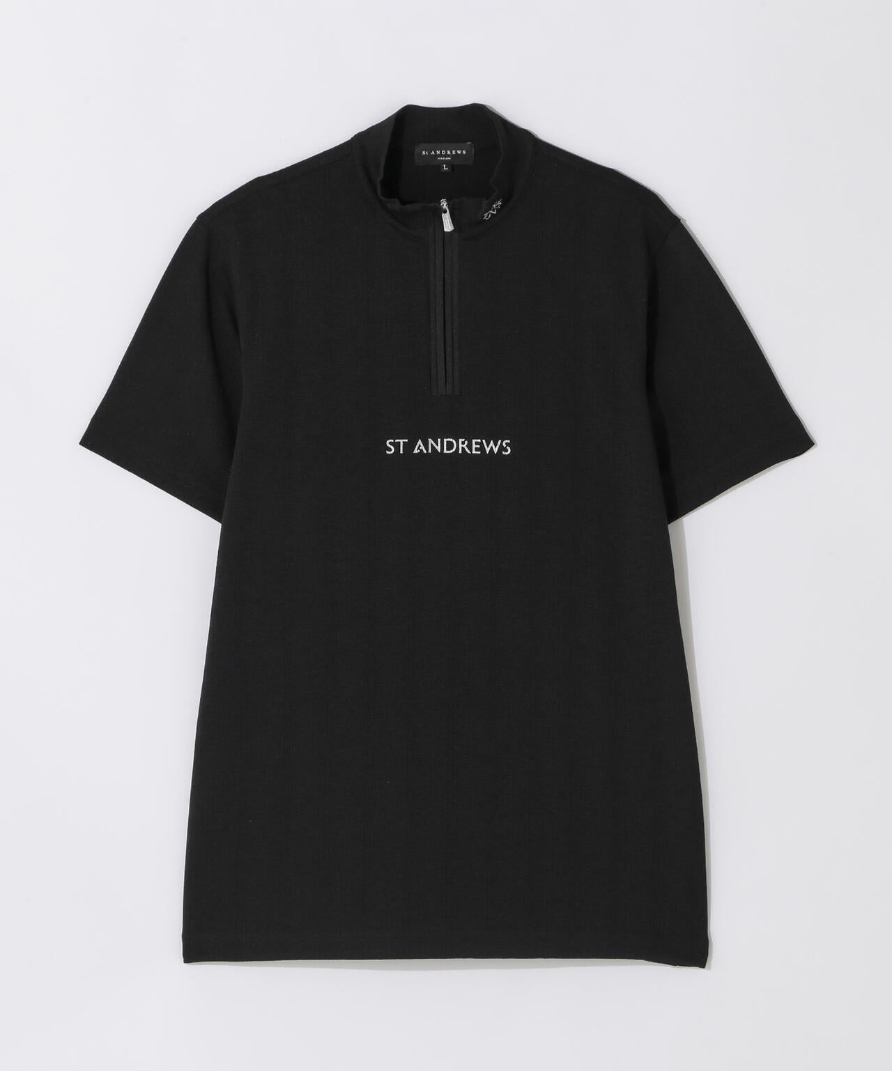 タックジャガード半袖ハイネック (MENS) | St ANDREWS（セント