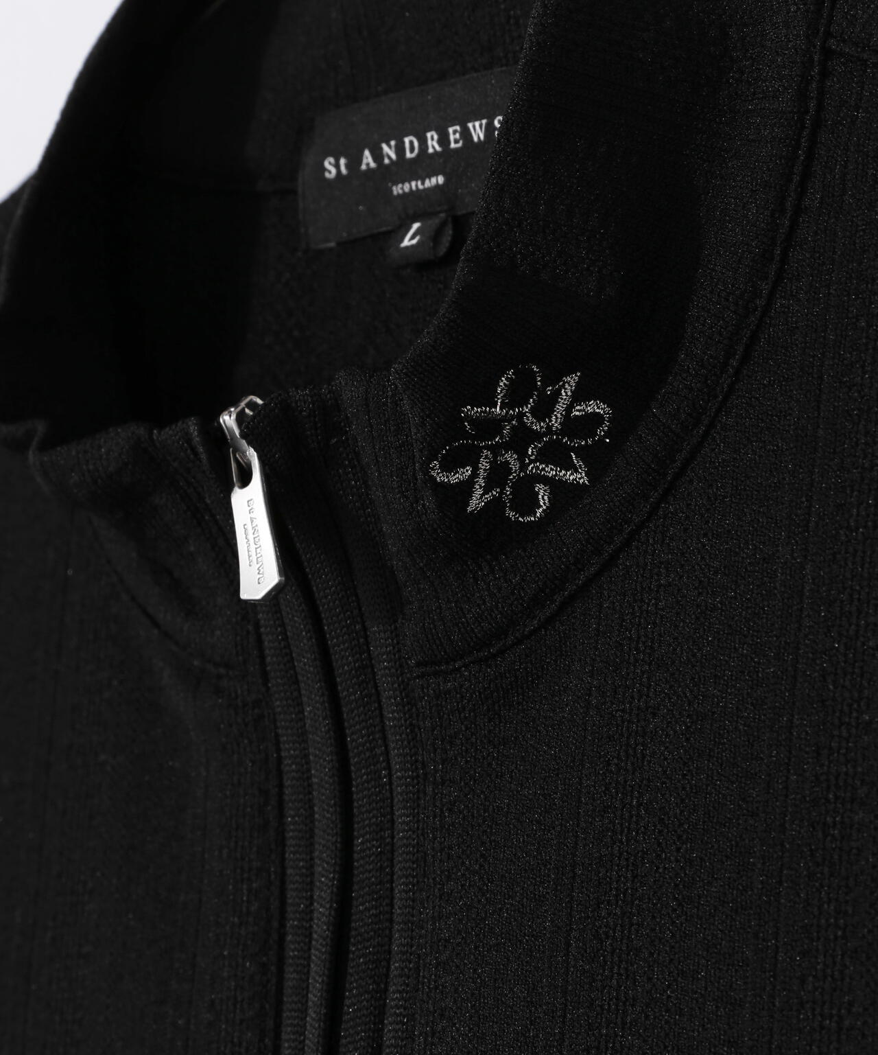 タックジャガード半袖ハイネック (MENS) | St ANDREWS（セント
