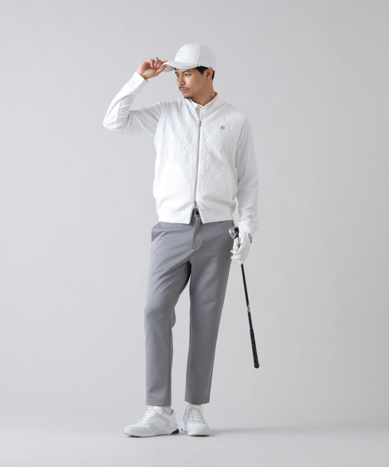 185cm C: 97 W:79 H:95 着用サイズ：L