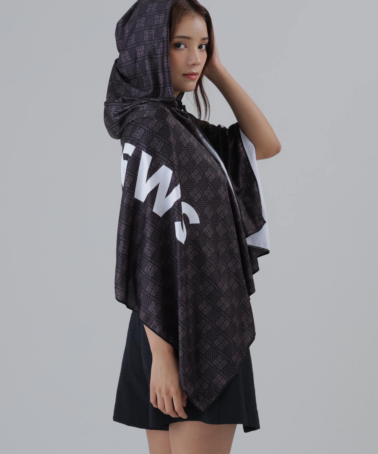 接触冷感】【UVカット】クールタオルフーディー (UNISEX) | St ANDREWS