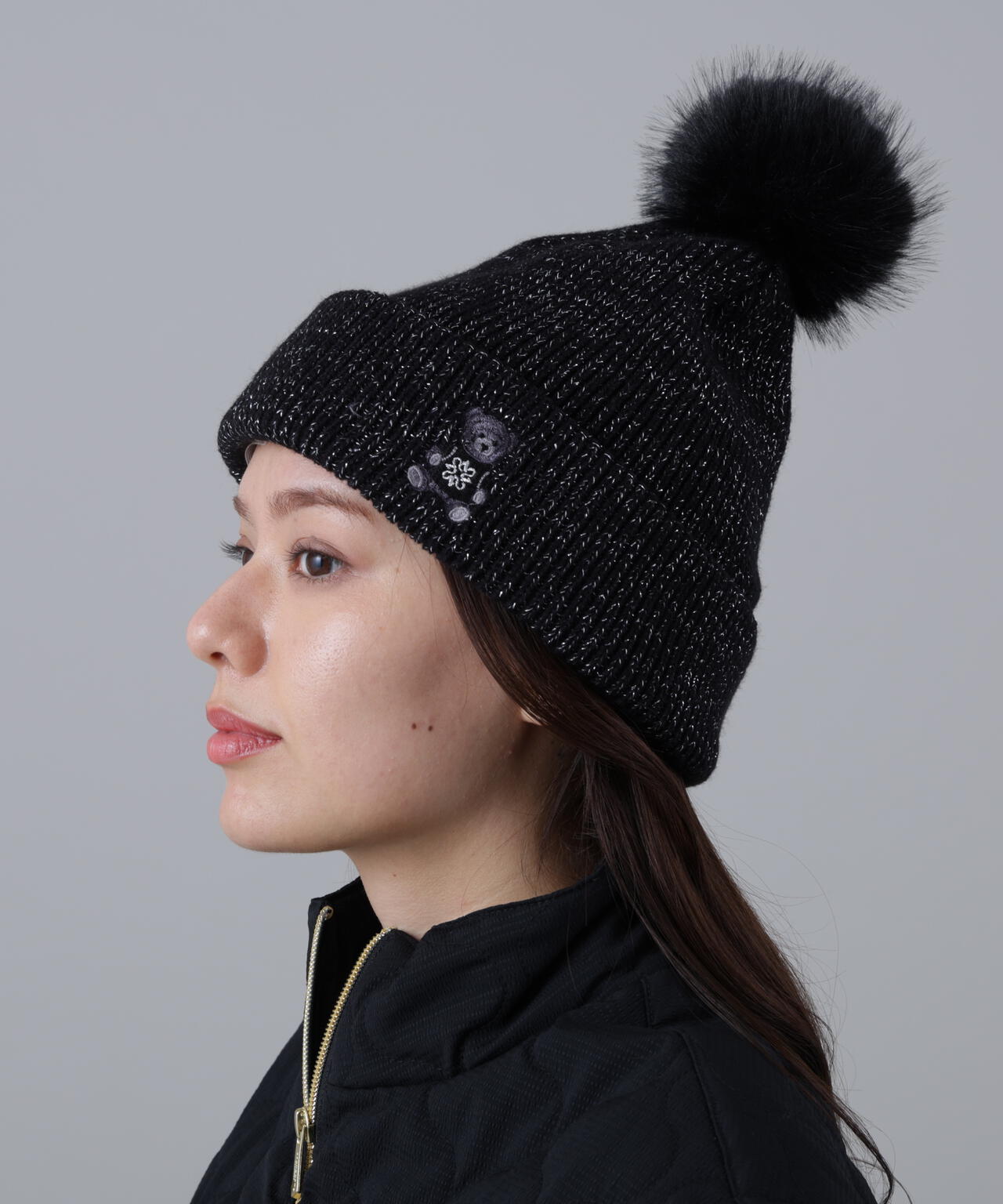 ベアラメニットビーニー (UNISEX)