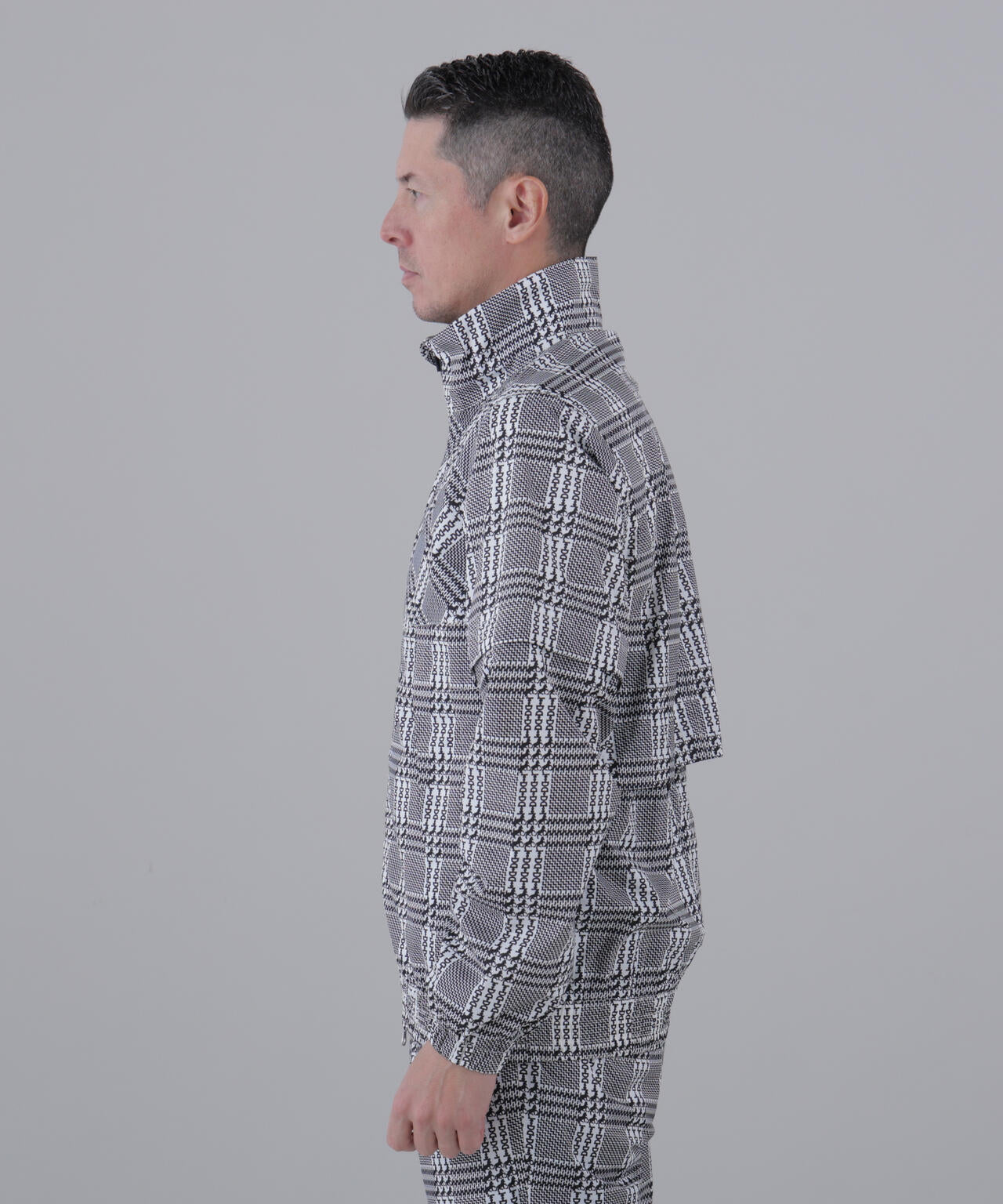 ホースビットチェックレインブルゾン (MENS)