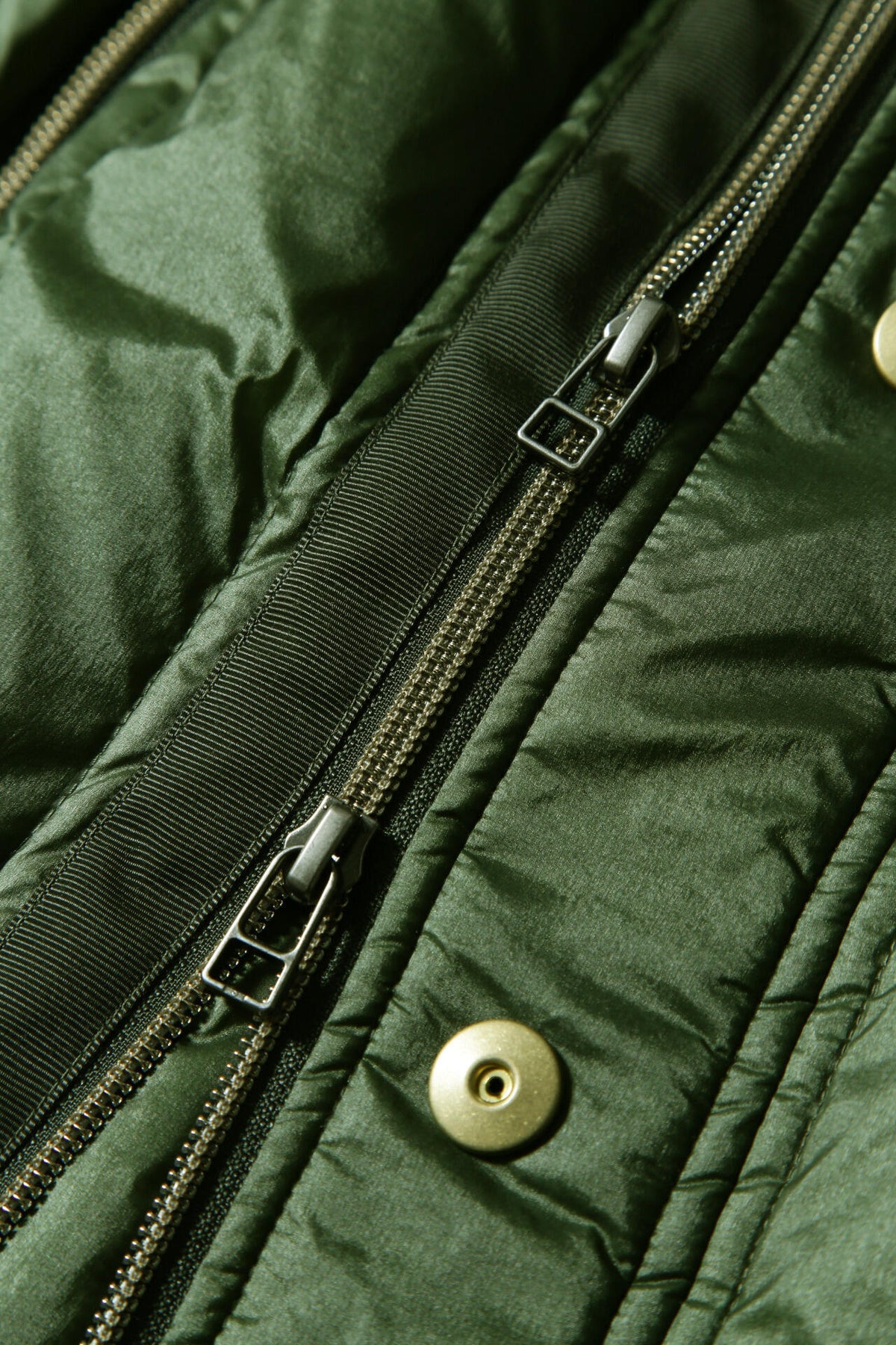 BK/ホワイトグースダウンジャケット