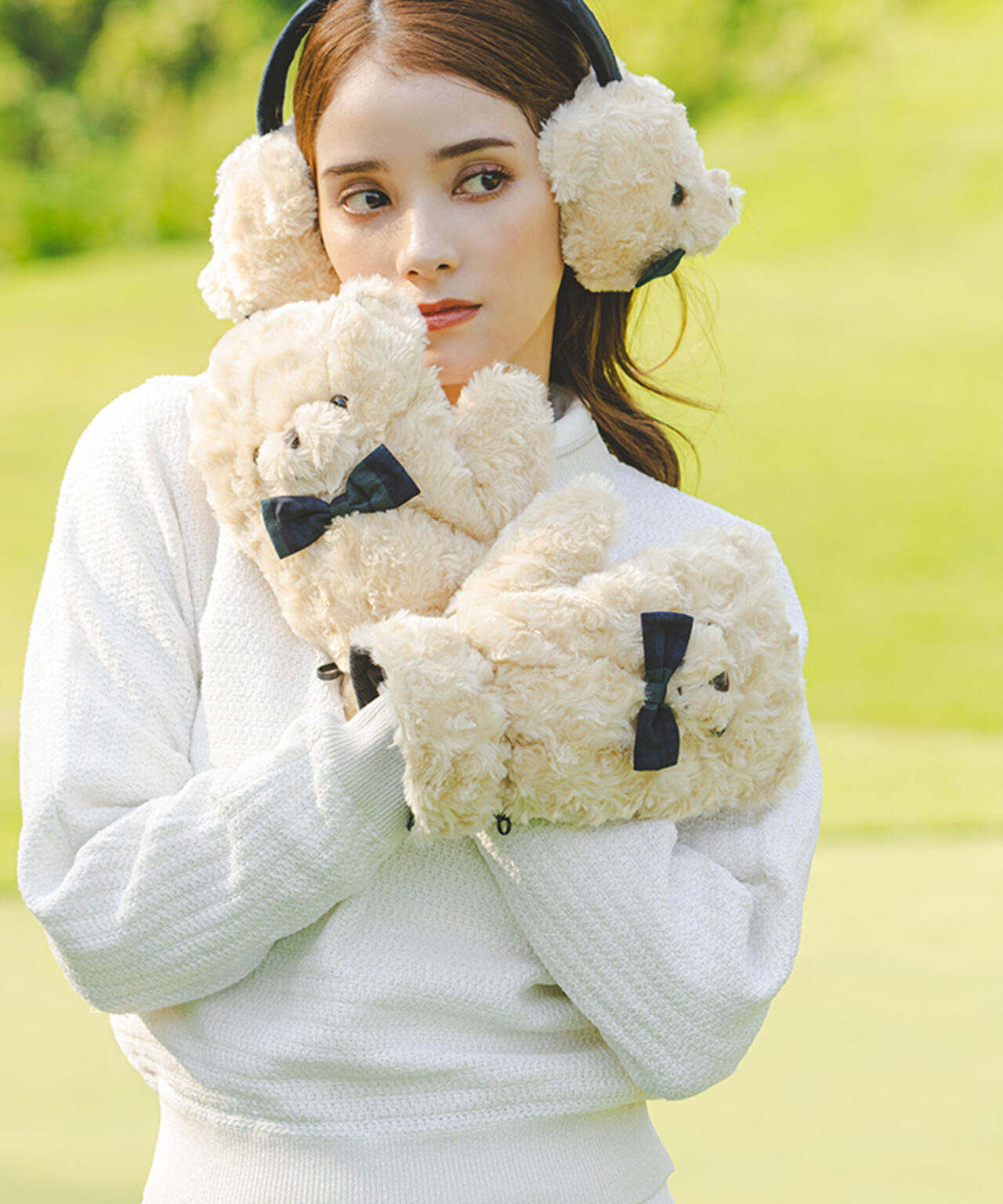 オンランストイア限定先行販売］テディベアミトン (UNISEX) | ST