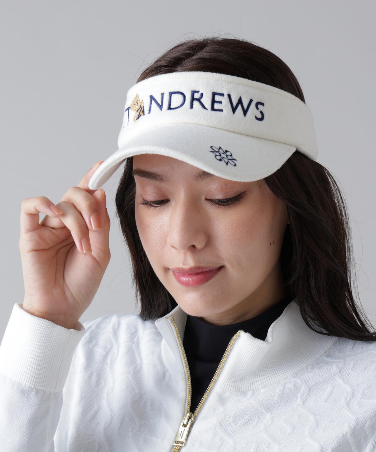 テディベアロゴバイザー (UNISEX) | St ANDREWS（セントアンドリュース