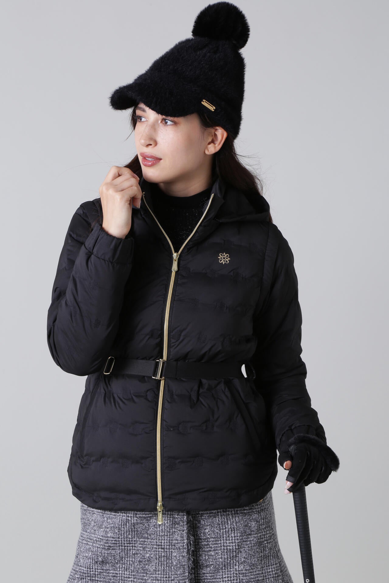 ケルトジャガード中綿ブルゾン (WOMENS)