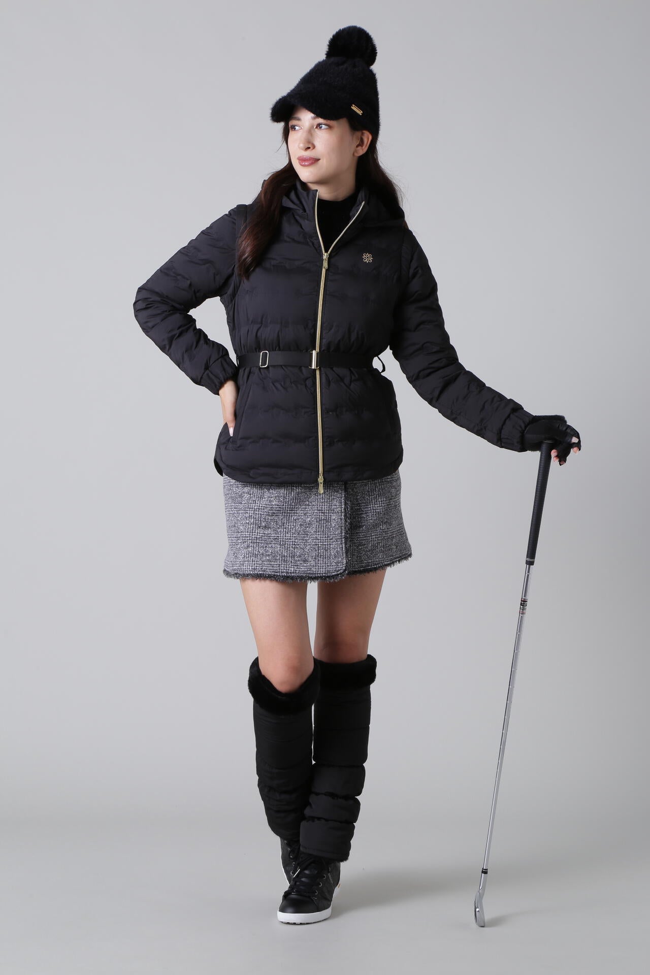 ケルトジャガード中綿ブルゾン (WOMENS)